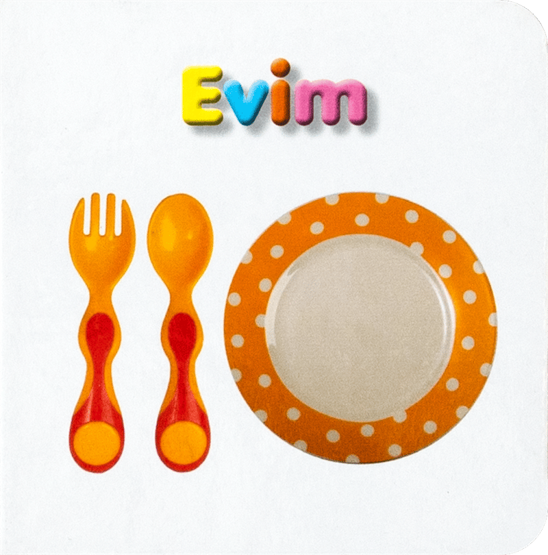 Evim-Küçük Kitaplar - Net Çocuk Yayınları Kitap