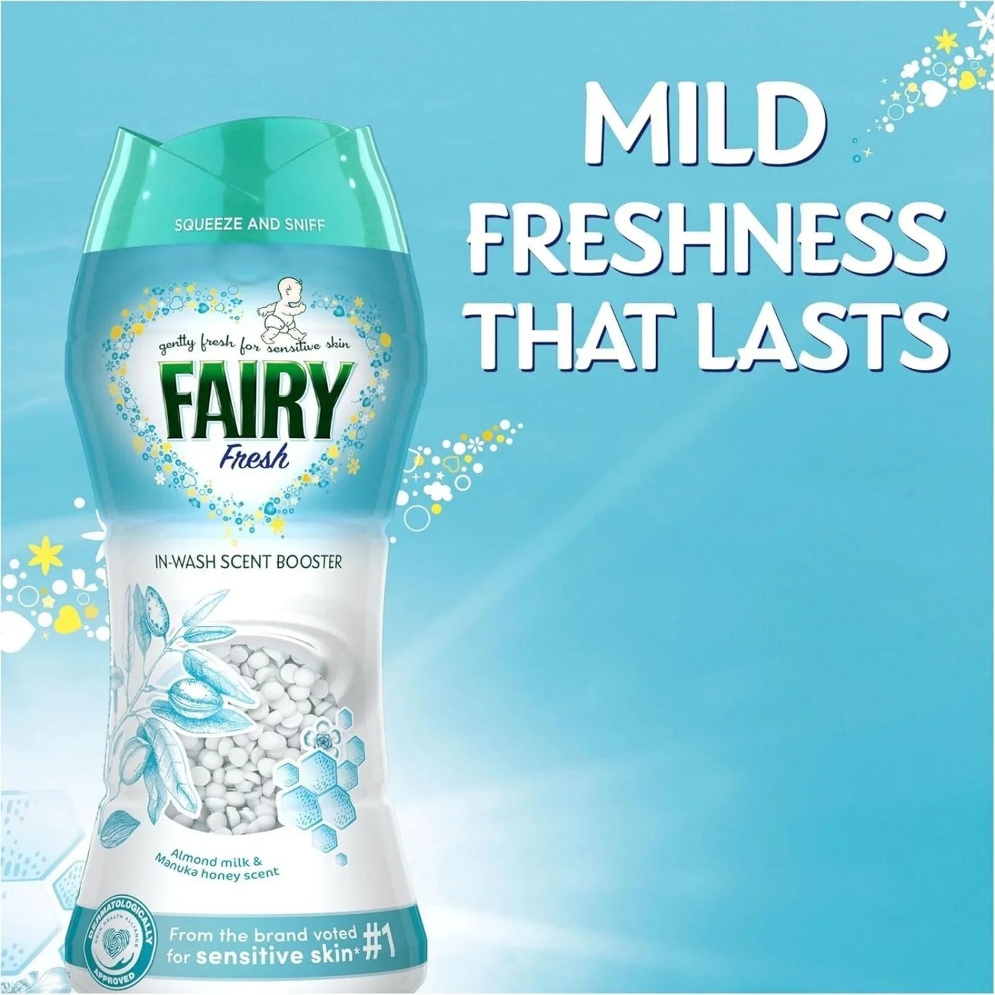 Fairy Fresh In - Wash Scent Booster Almond Milk & Manuka 155g - mezetto ebebek ebebek