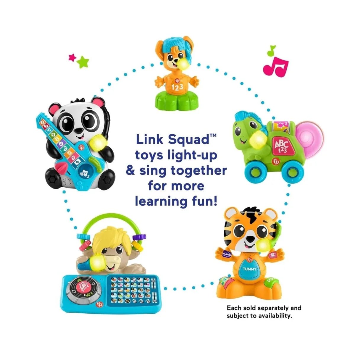 Fisher - Price Link Squad Bop & Groove Tiger - mezetto ebebek ebebek