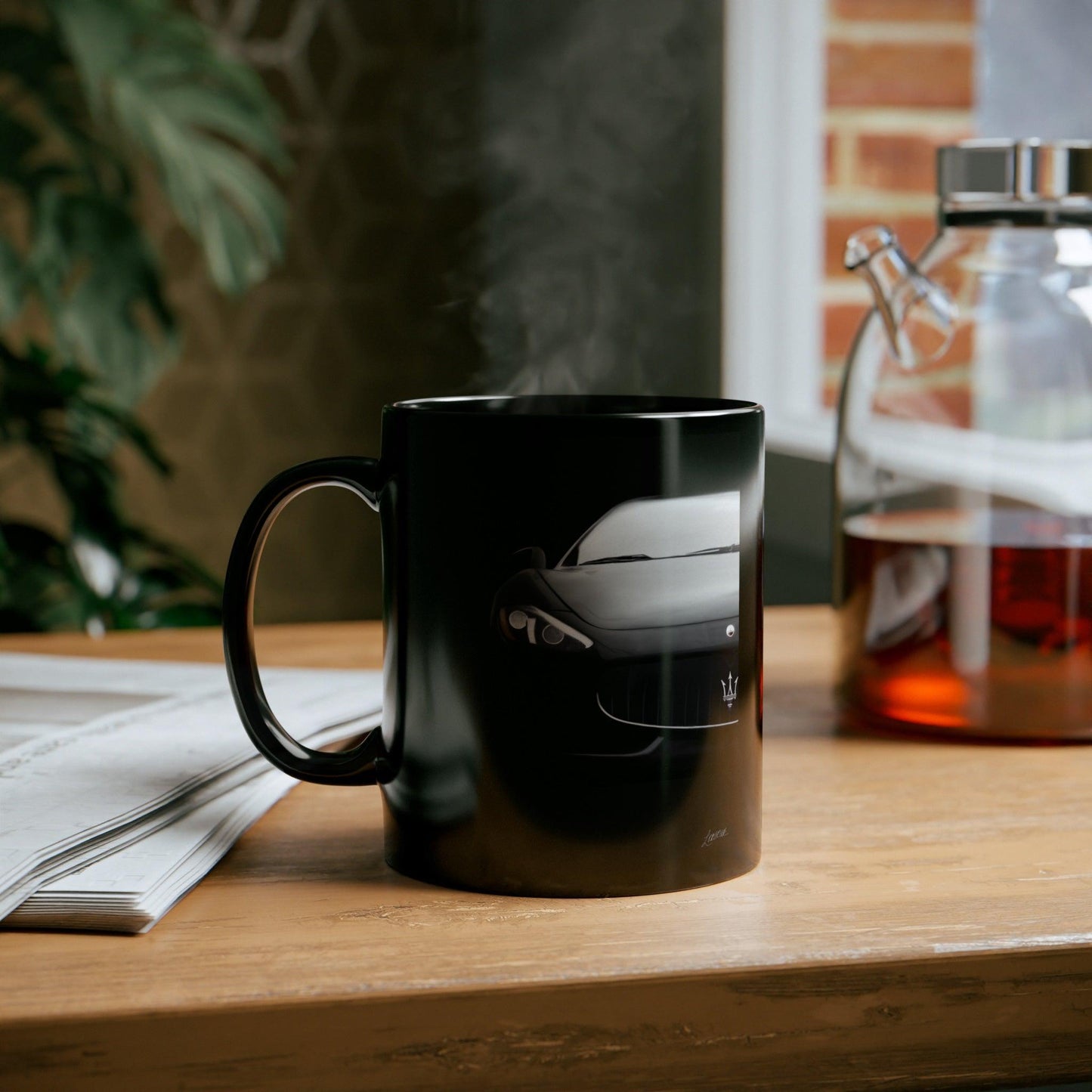 Heat changing Maserati Art Mug – Luxury Ceramic for Car Lovers - mezetto KEOLIX KEOLIX