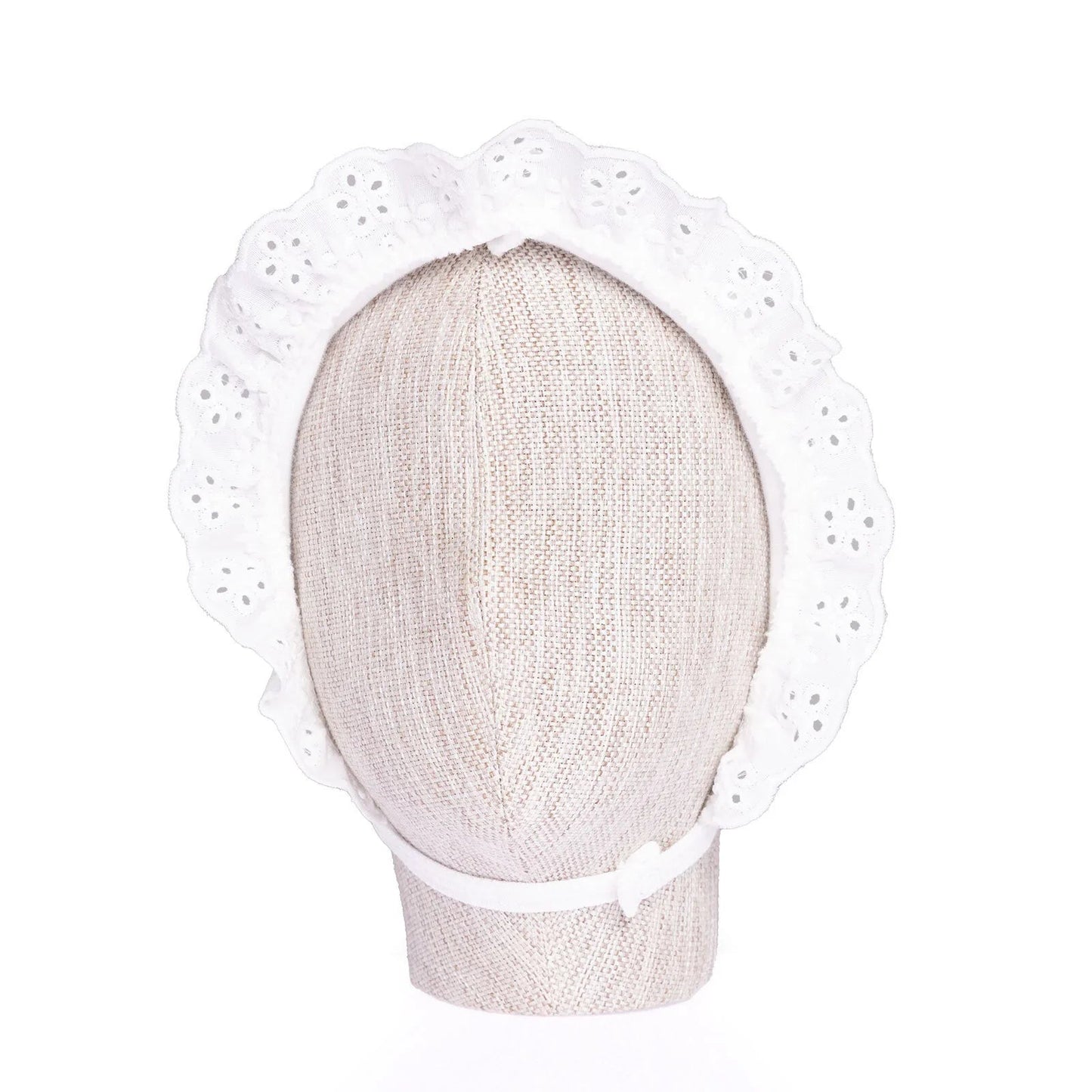 HelloBaby Baby Girl Hat - Ecru - mezetto ebebek ebebek