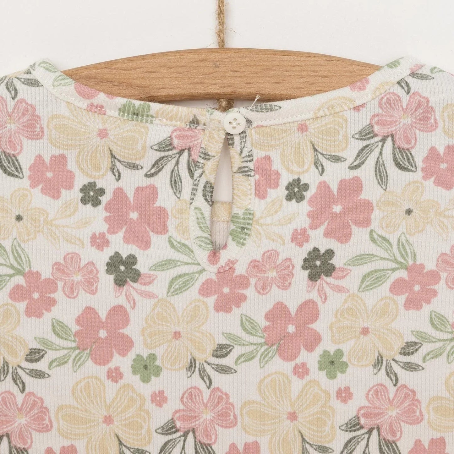 HelloBaby Baby Girl Tight & T-shirt - Patterned - mezetto ebebek ebebek