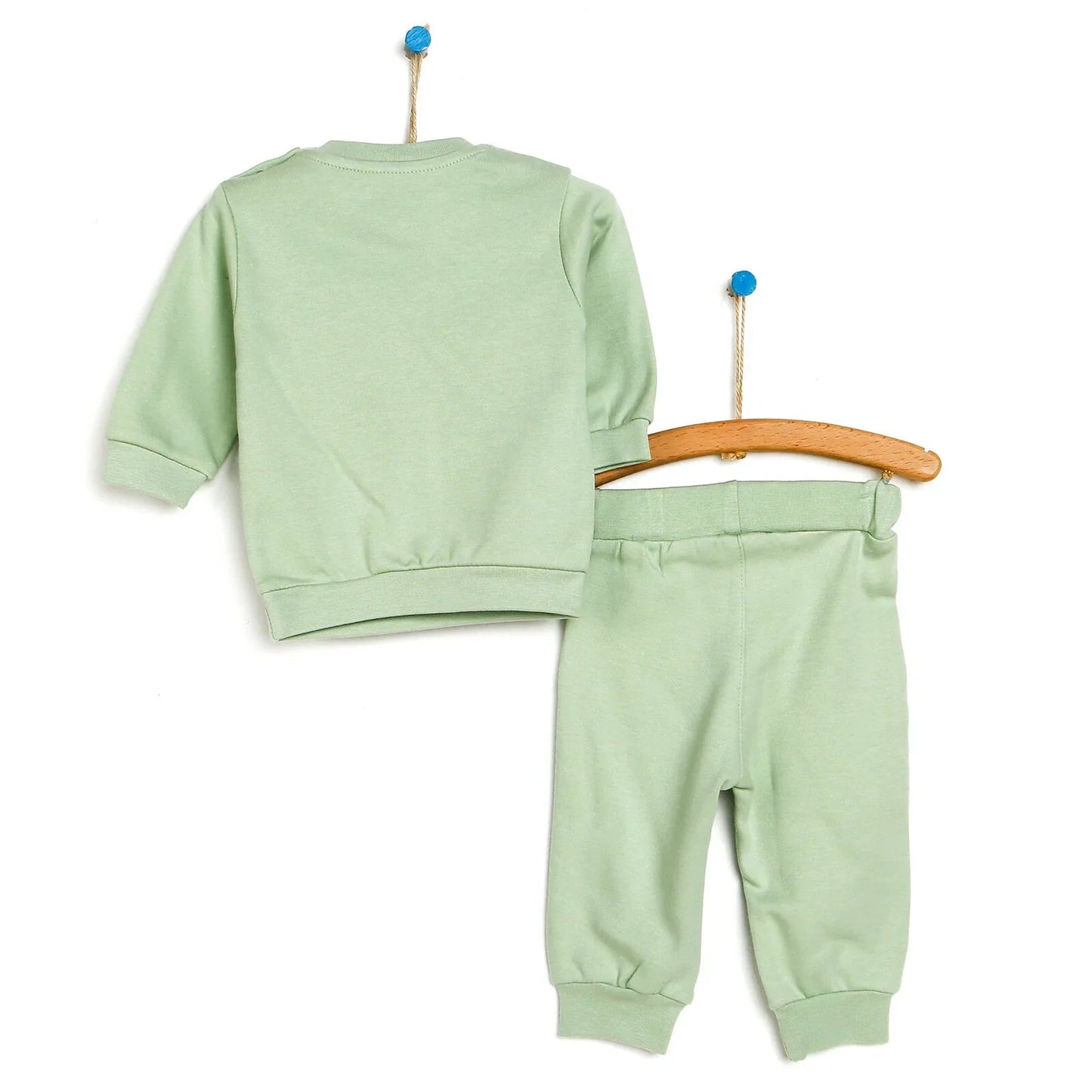 HelloBaby Basic Baby Boy Tracksuit - Green - mezetto ebebek ebebek
