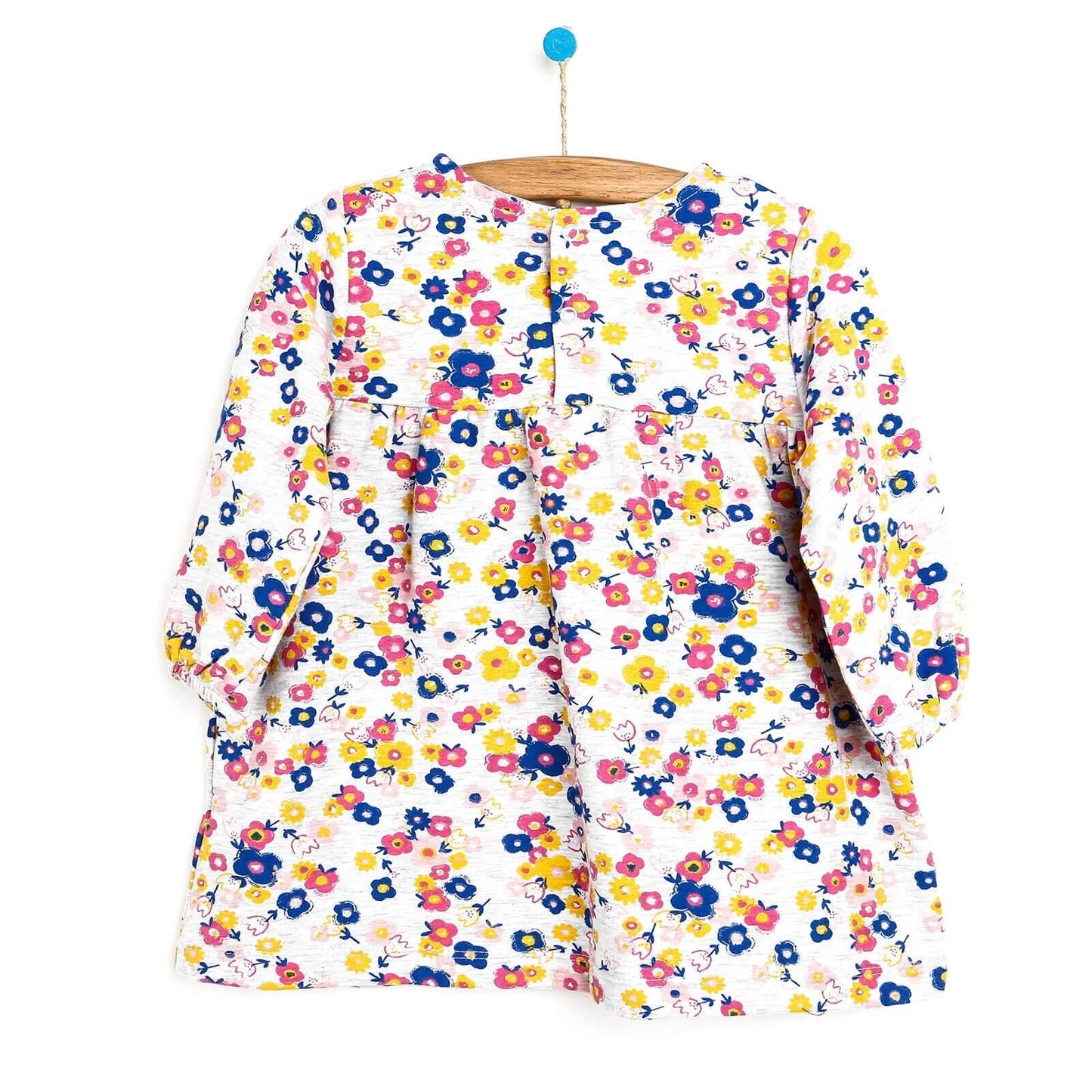 HelloBaby Basic Baby Girl Floral Dress - Multicolour - mezetto ebebek ebebek