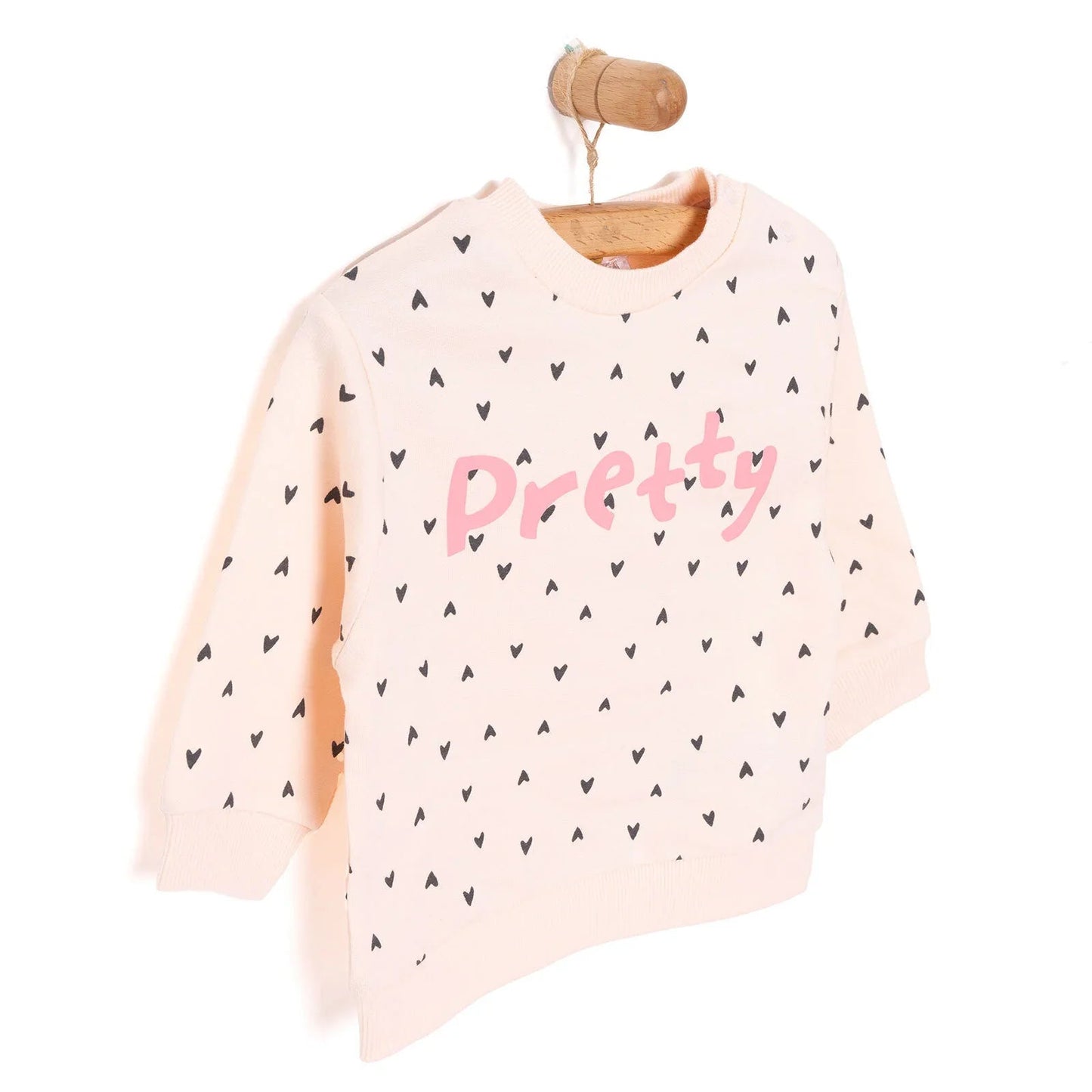 HelloBaby Basic Low Raised Lion Printed Sweatshirt - Printed - mezetto ebebek ebebek