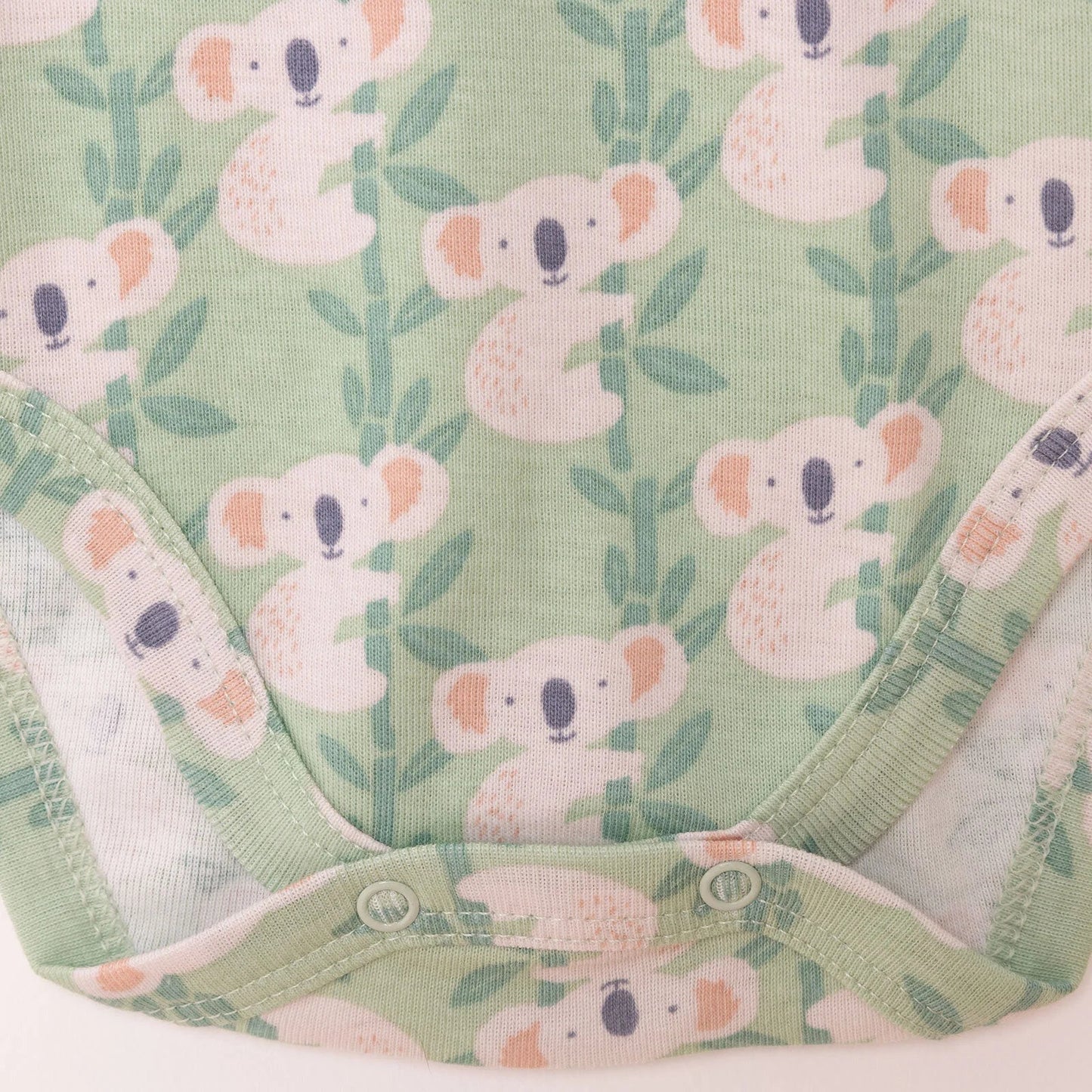 HelloBaby Boy Long Sleeve Bodysuit - Light Green - mezetto ebebek ebebek