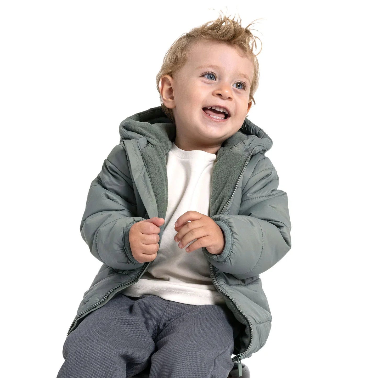 HelloBaby Coat - Green - mezetto ebebek ebebek