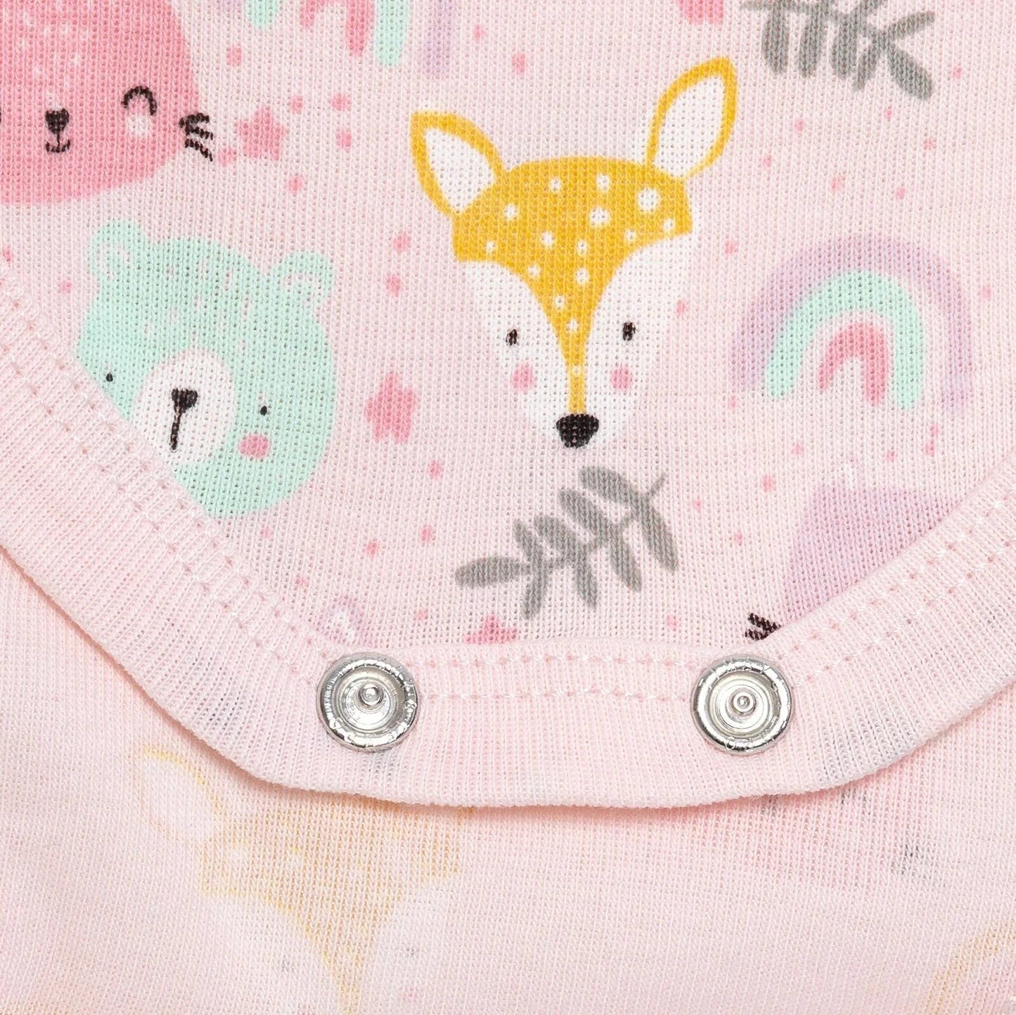HelloBaby Girl Athlete Bodysuit - Pink - mezetto ebebek ebebek