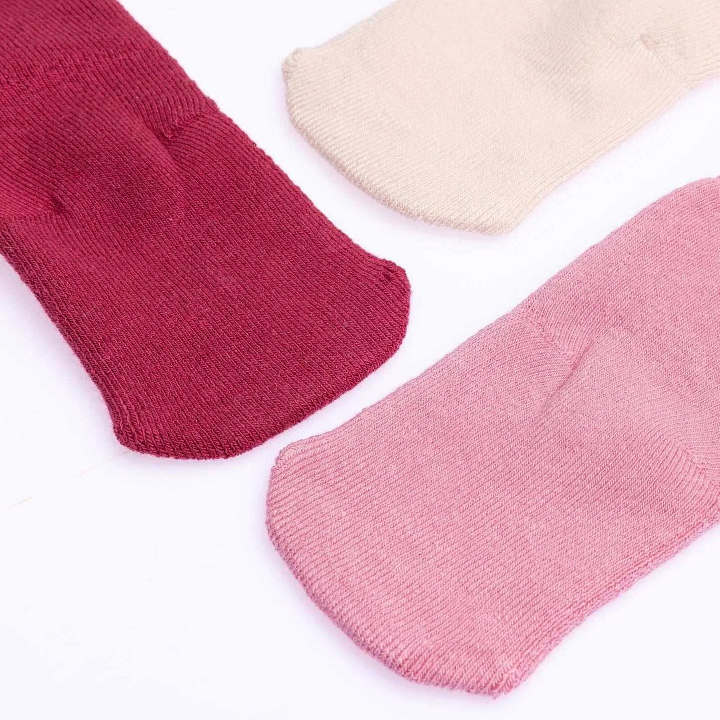 HelloBaby Girl Chenille Socks 3 Pack - Light Rose - mezetto ebebek ebebek