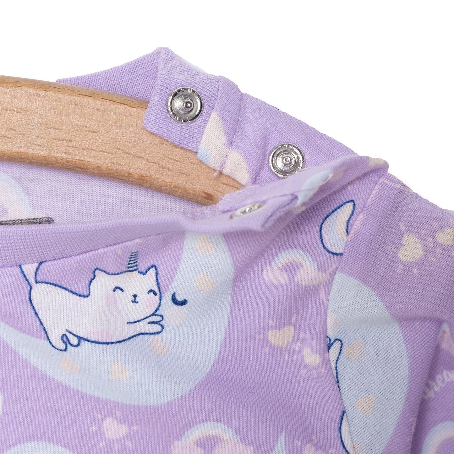 HelloBaby Girl Long Sleeve Pyjamas Set - Purple - mezetto ebebek ebebek