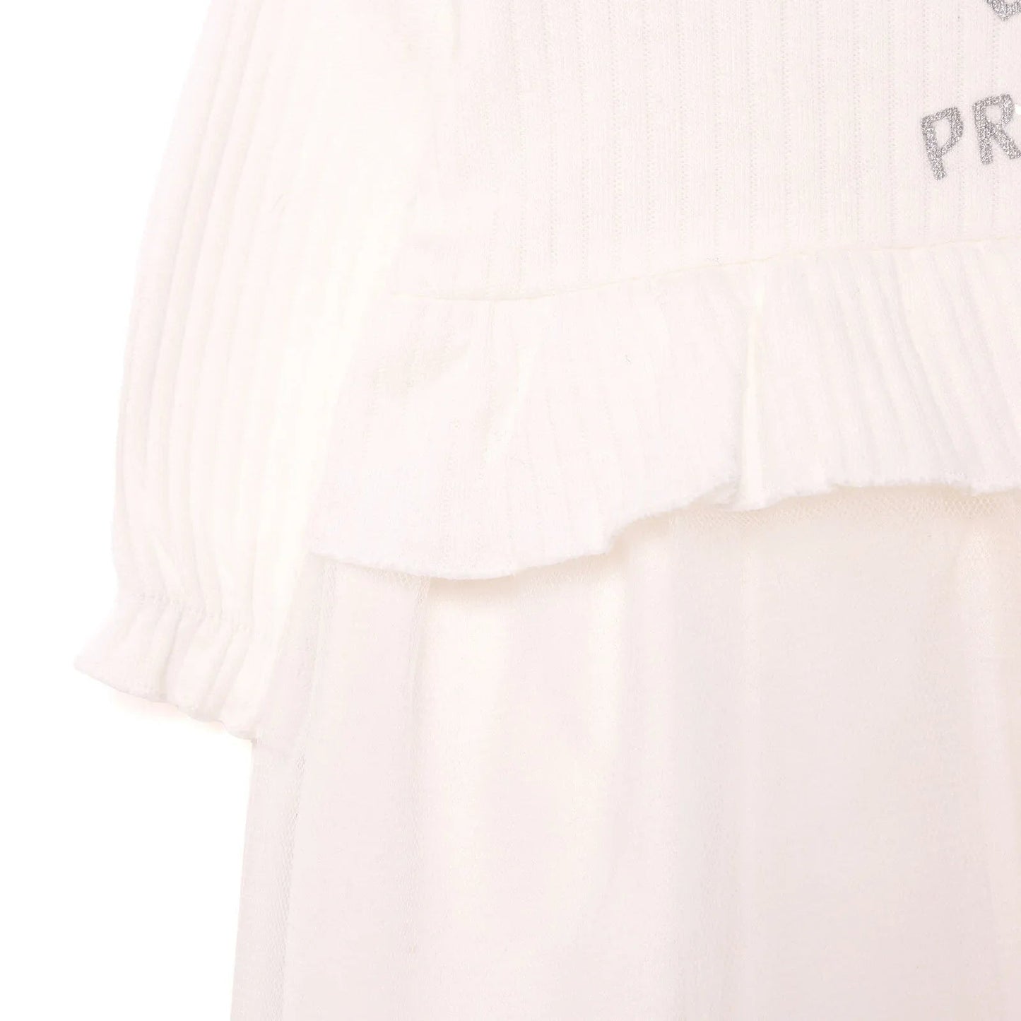 HelloBaby Little Life Newborn Girl Dress - Ecru - mezetto ebebek ebebek