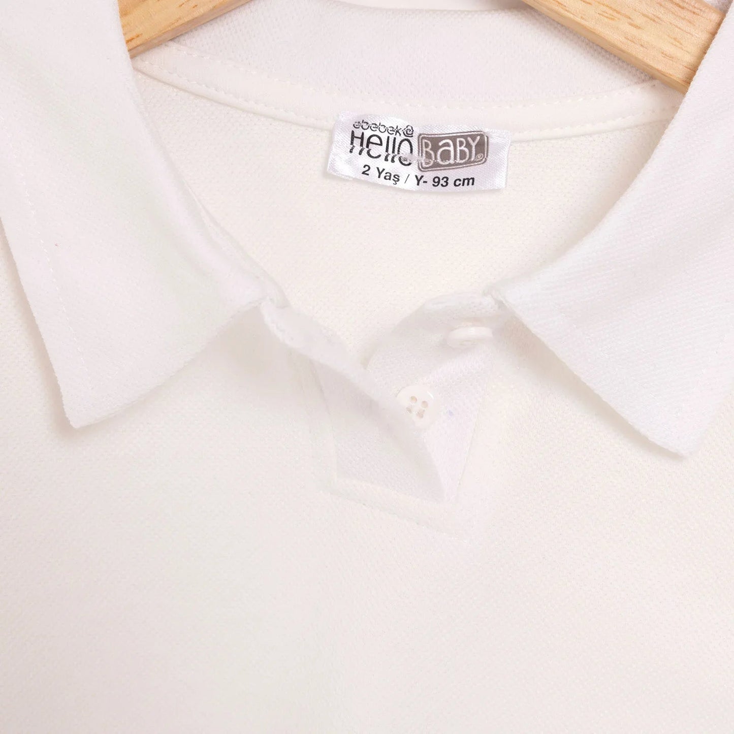 HelloBaby Long Sleeve T-shirt - White - mezetto ebebek ebebek
