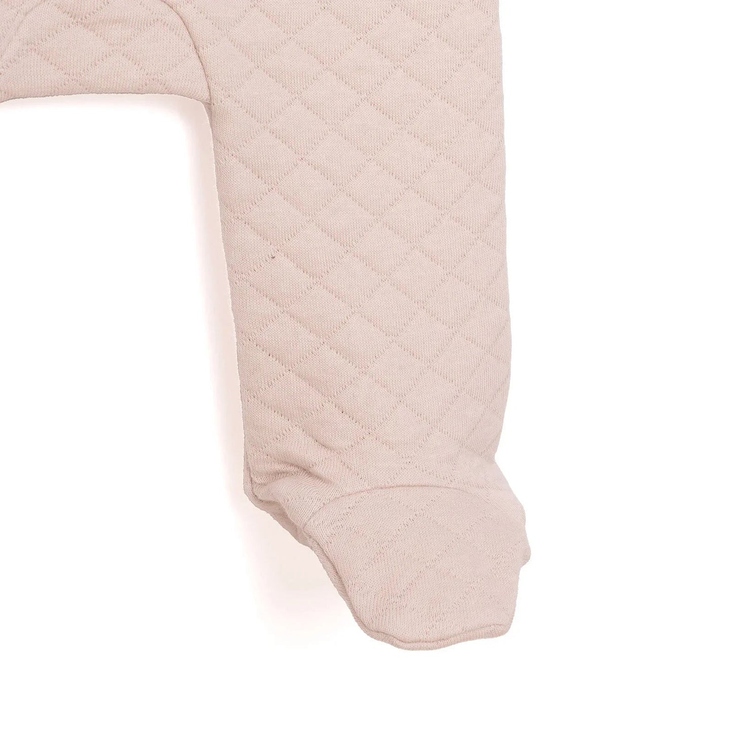 HelloBaby Newborn Quilted Sweatshirt - Footed Bottom - Grey - mezetto ebebek ebebek