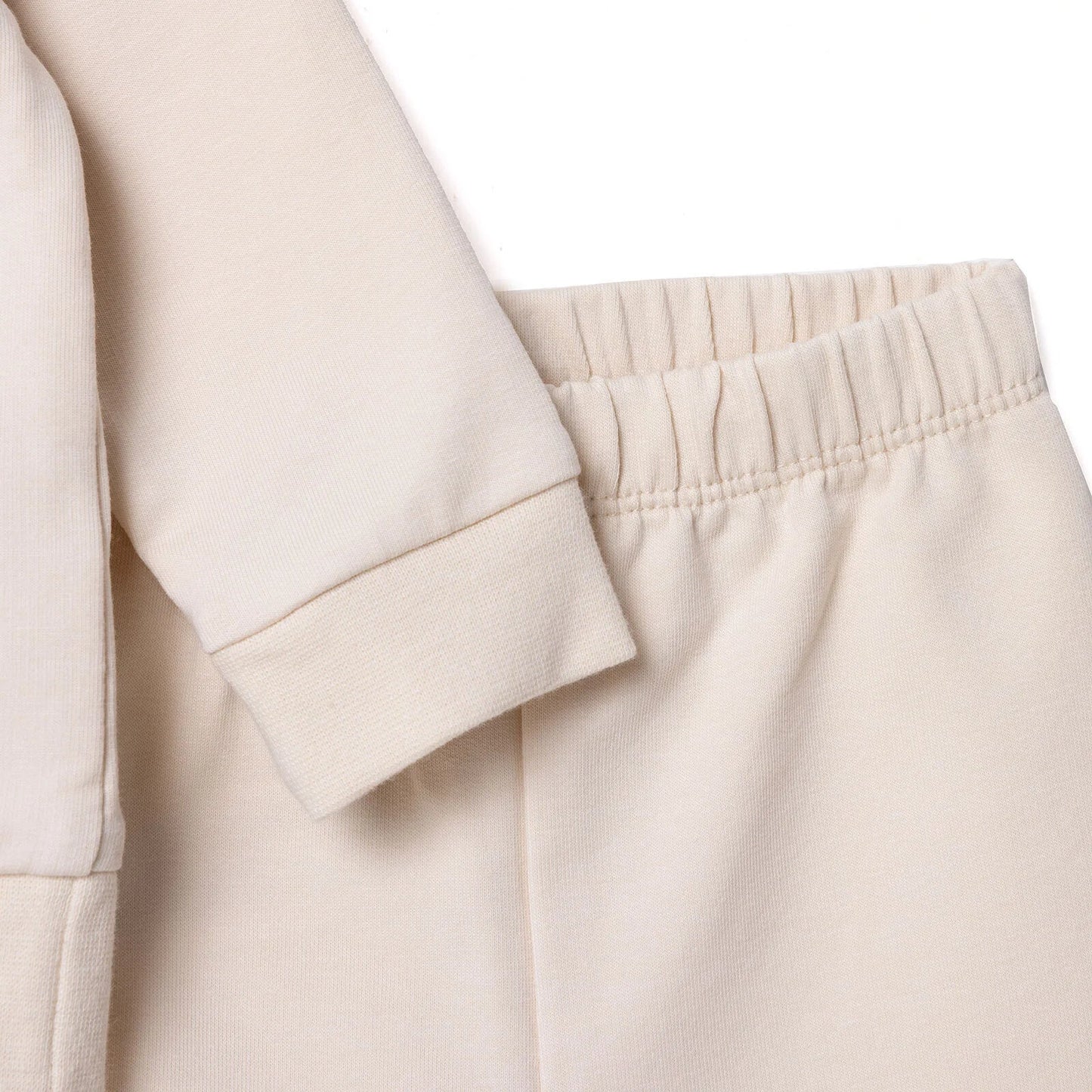 HelloBaby Newborn Sweatshirt - Footless Bottom - Beige - mezetto ebebek ebebek