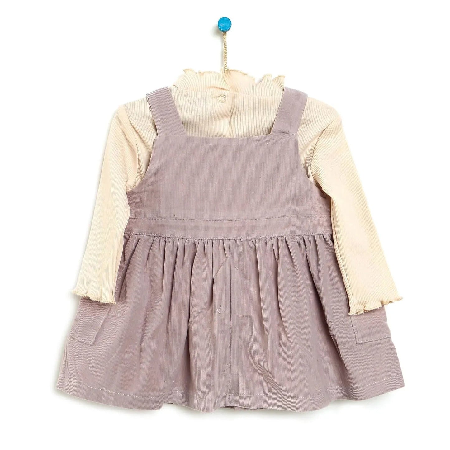 HelloBaby Salopette Skirt - Sweatshirt - Purple - mezetto ebebek ebebek