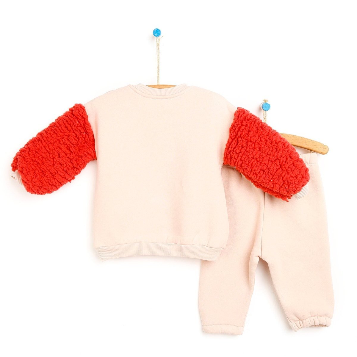 HelloBaby Sweatshirt - Footless Bottom - Pink - mezetto ebebek ebebek