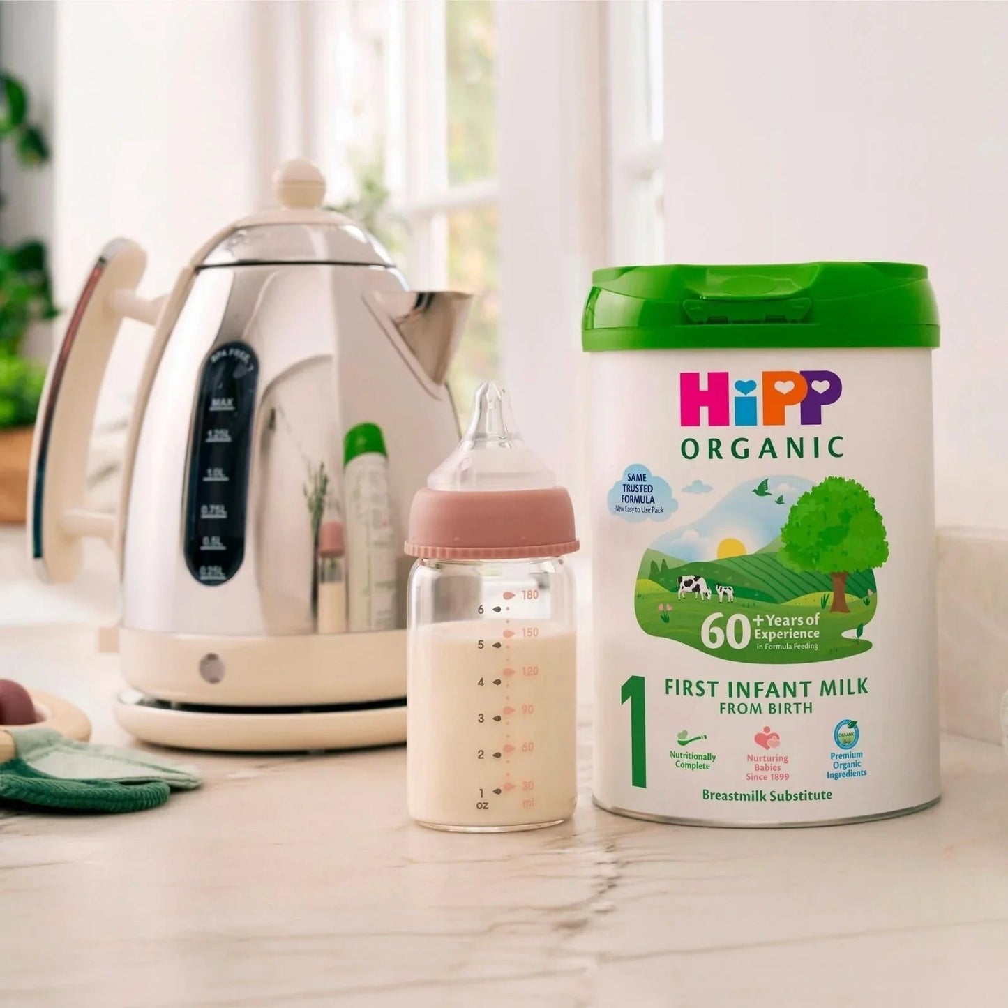 HiPP Organic 1 First Infant Baby Milk Formula from Birth 800g - mezetto ebebek ebebek