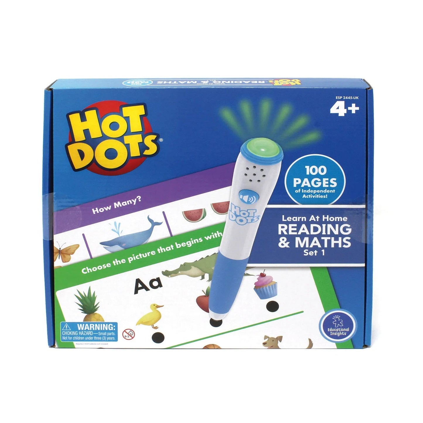 Hot Dots Learn at Home Reading & Maths Set 1 (4+ Years) - mezetto ebebek ebebek
