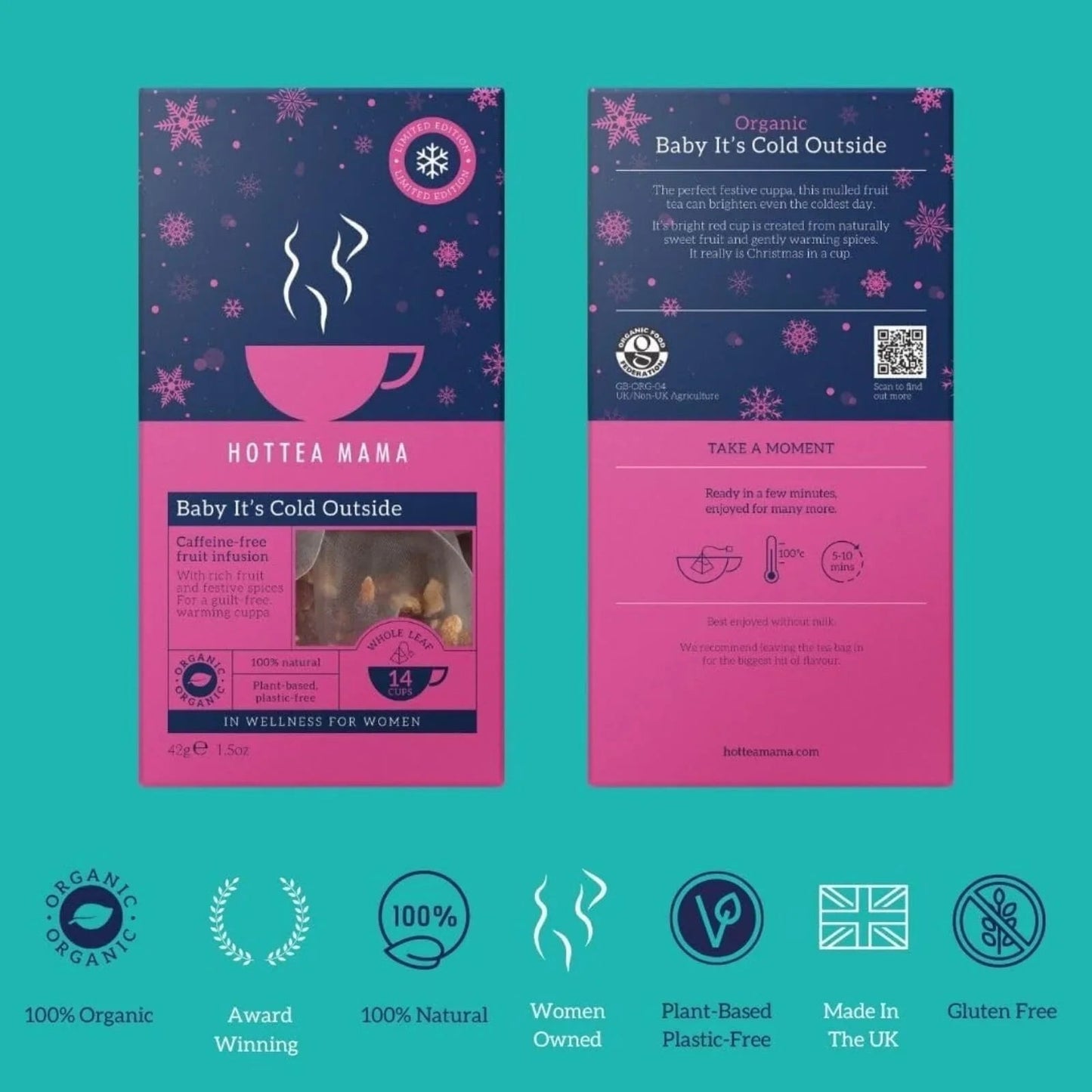 HotTea Mama Organic Baby It's Cold Outside - mezetto ebebek ebebek