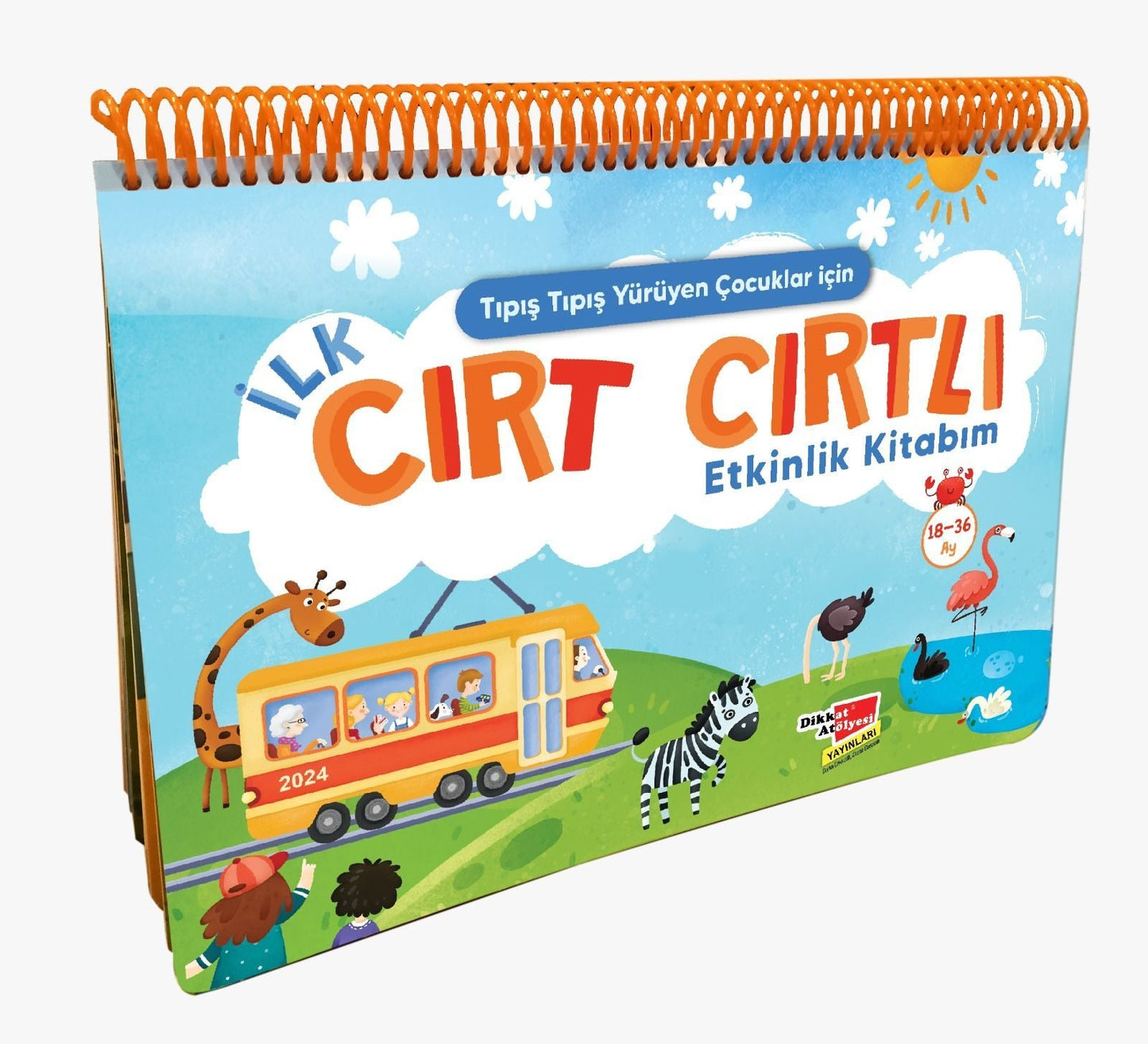 İlk Etkinlik Kitabım Cırtlı 16-36 Ay - Dikkat Atölyesi Yayınları Kitap