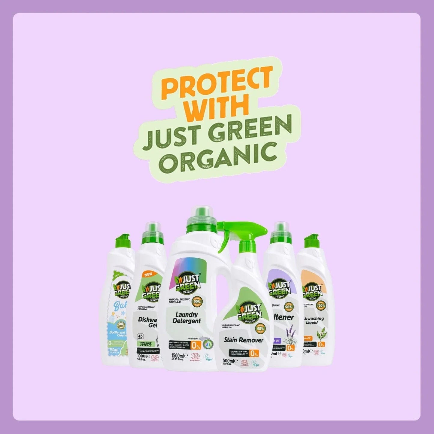 Just Green Organic Baby Laundry Softener 1000ml - mezetto ebebek ebebek