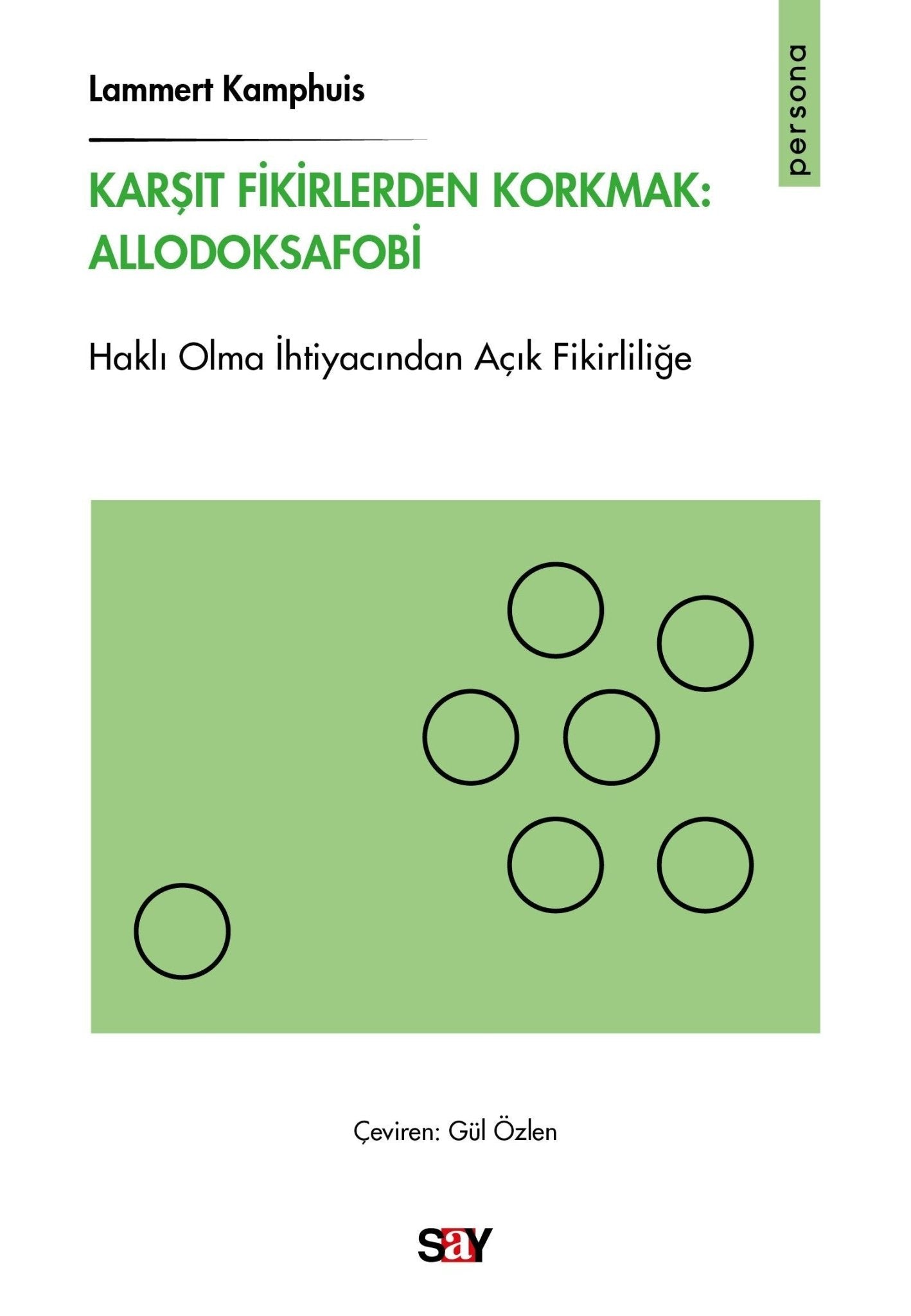 Karşıt Fikirlerden Korkmak - Allodoksafobi - Say Yayınları Kitap
