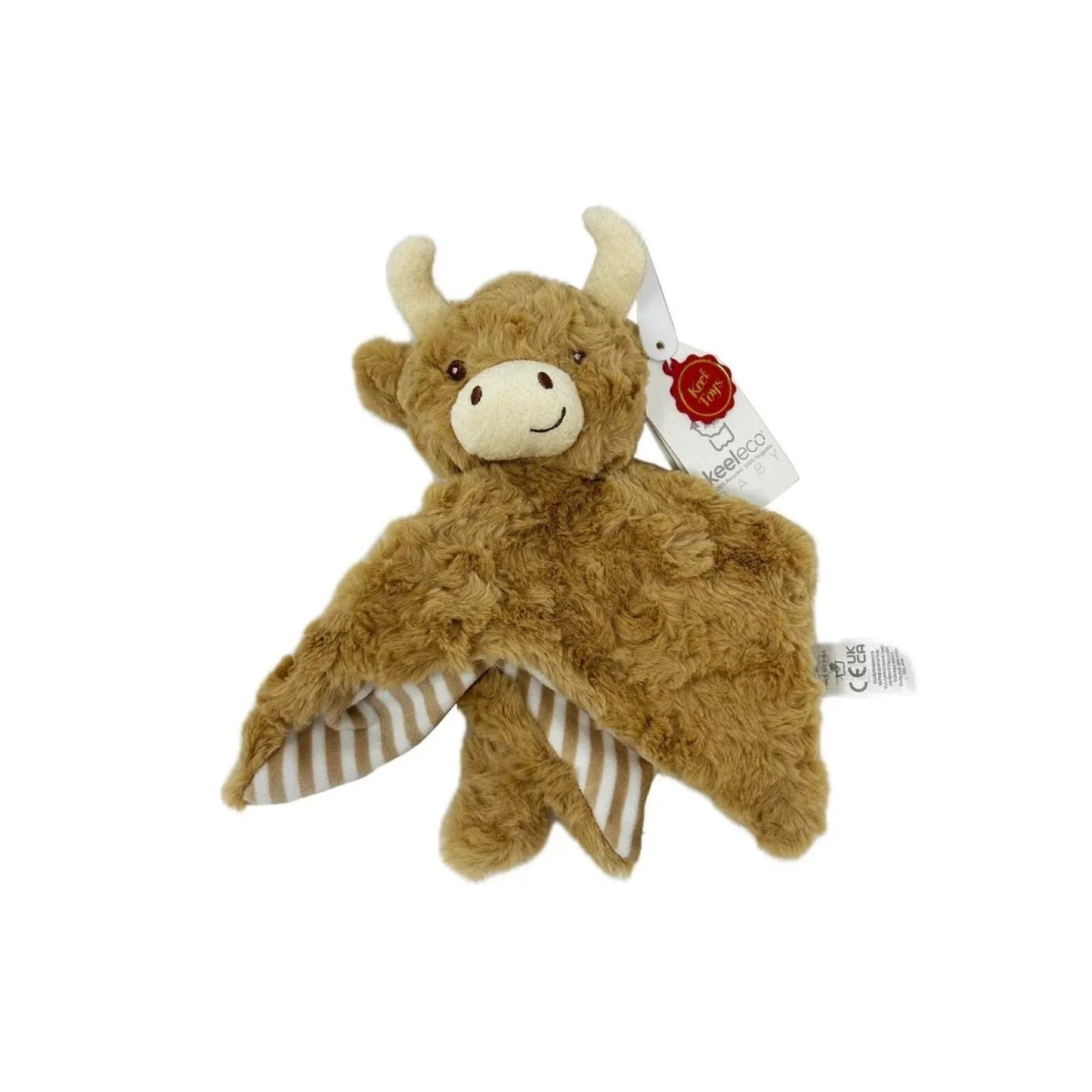 Keeleco Baby Hamish Highland Cow Blanket 32cm - mezetto ebebek ebebek