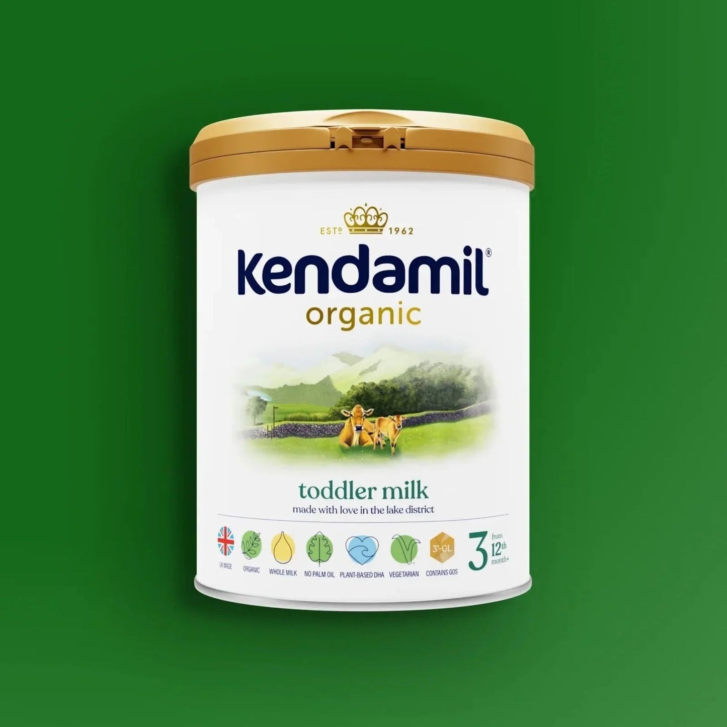 Kendamil Stage 3 Organic Infant Milk Formula 12 - 36 months 800g - mezetto ebebek ebebek
