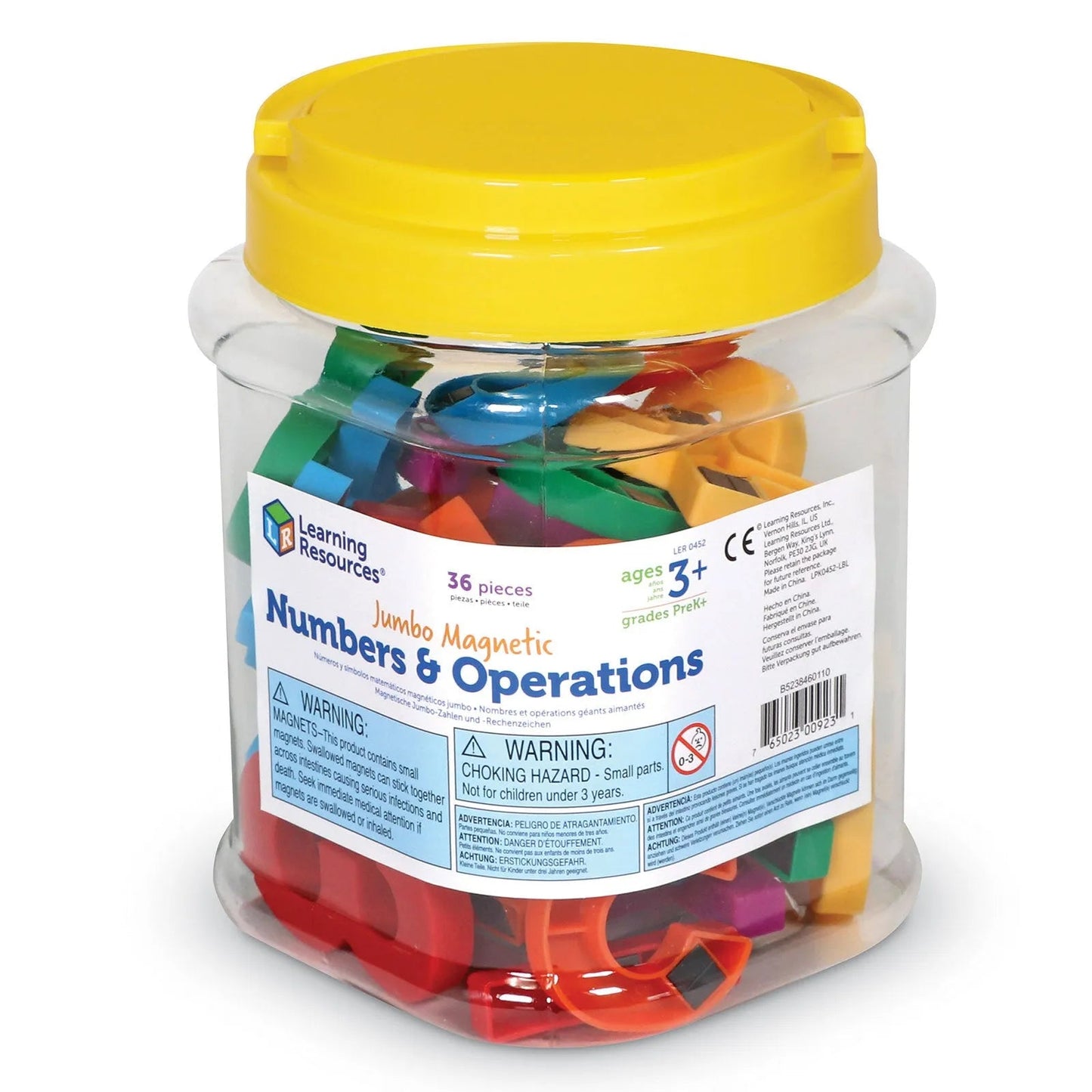 Learning Resources Jumbo Magnetic Numbers & Operations 36 pcs - mezetto ebebek ebebek