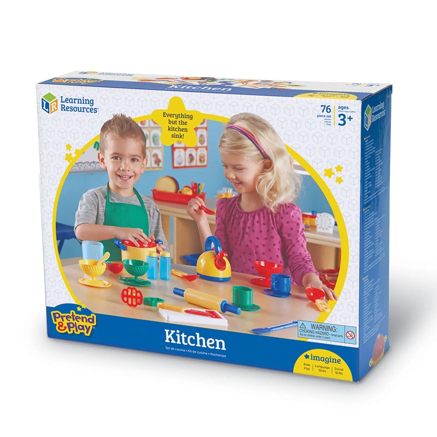 Learning Resources Pretend & Play Great Value Kitchen Set - mezetto ebebek ebebek