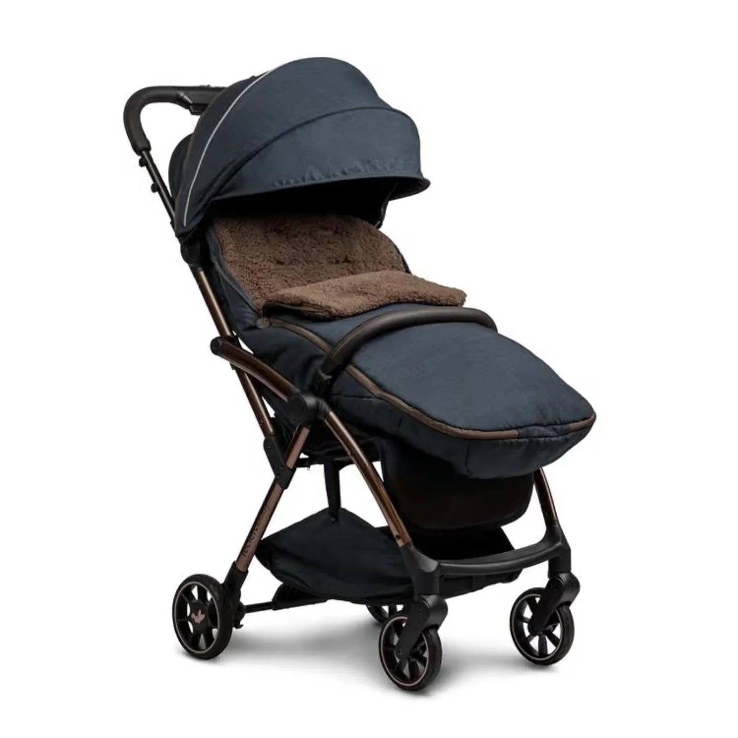 Leclerc Baby Influencer Air Footmuff Teddy - Denim Blue - mezetto ebebek ebebek