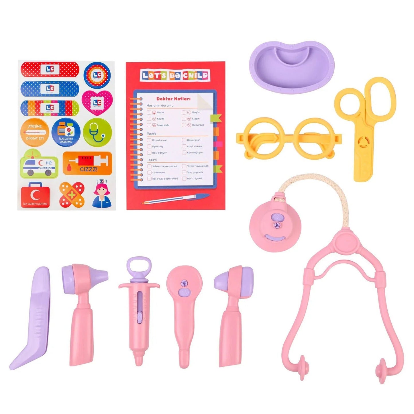 Let's Be Child Bag Doctor Set Assorted - mezetto ebebek ebebek