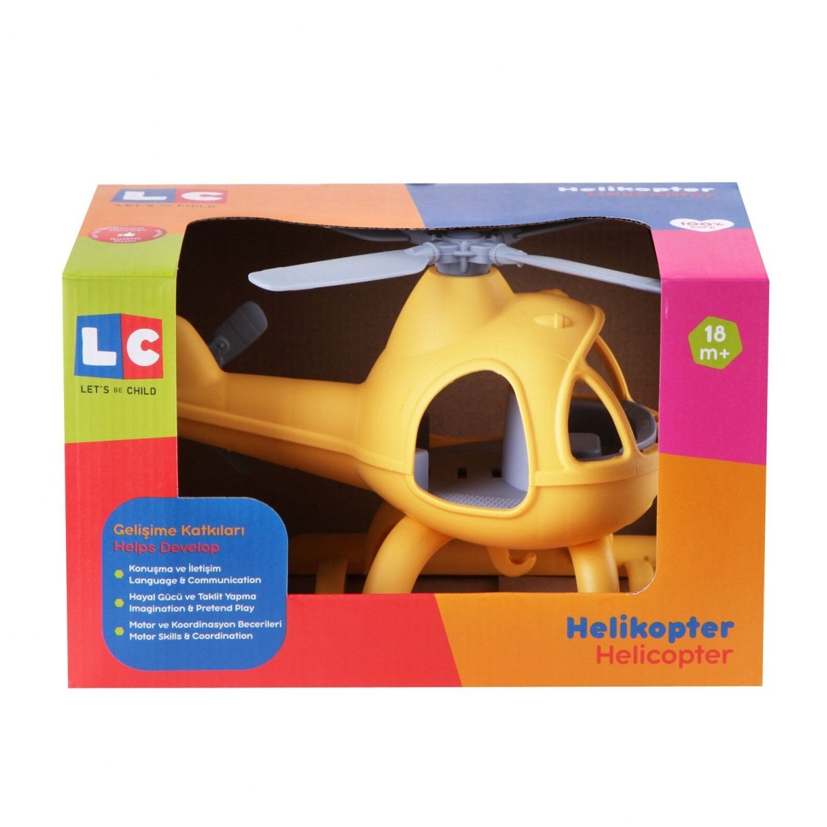 Let's Be Child Helicopter Assorted - mezetto ebebek ebebek