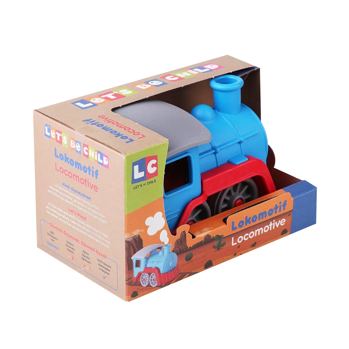 Let's Be Child Train Locomotive Assorted - mezetto ebebek ebebek