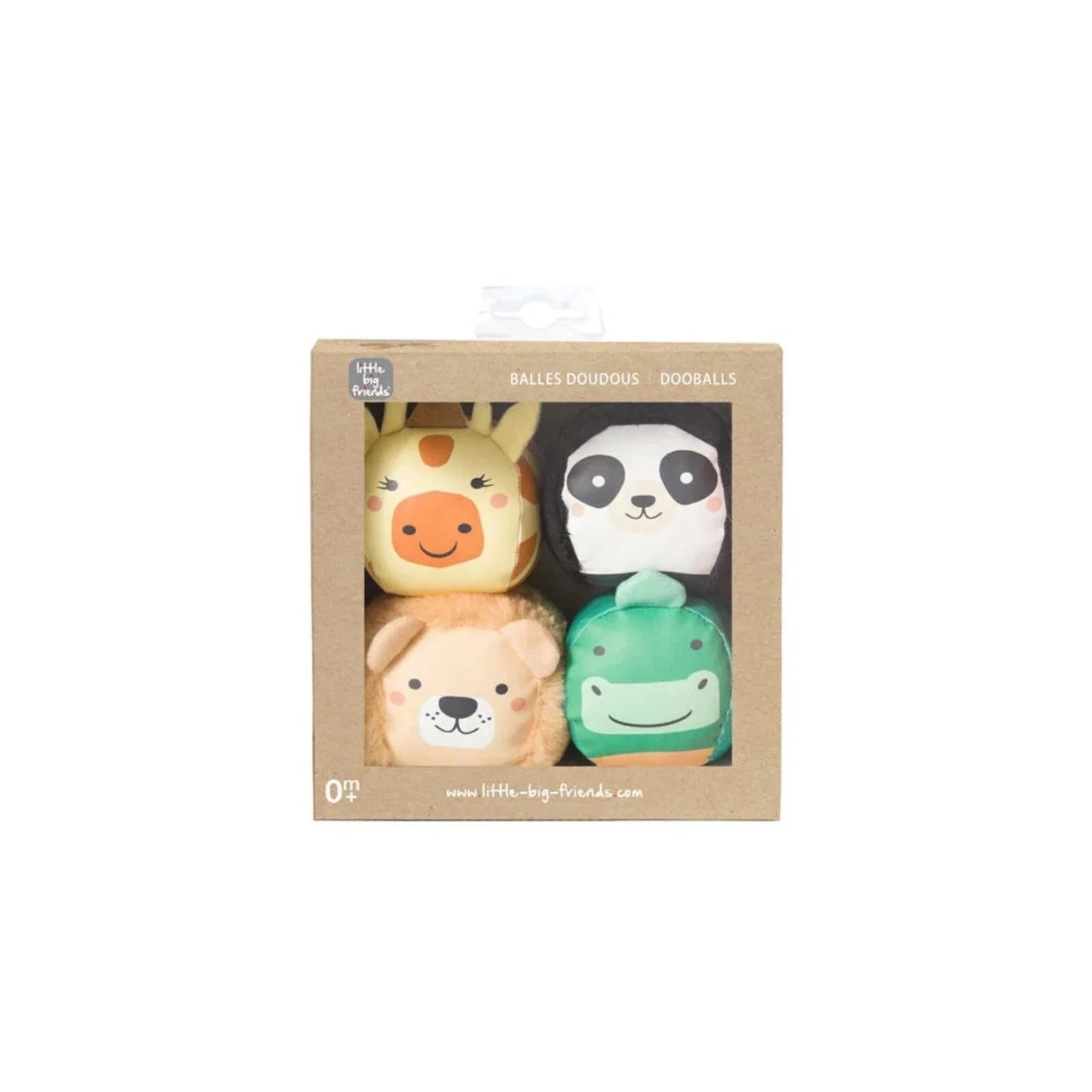 Little Big Friends Dooballs Jungle 4 pcs - mezetto ebebek ebebek