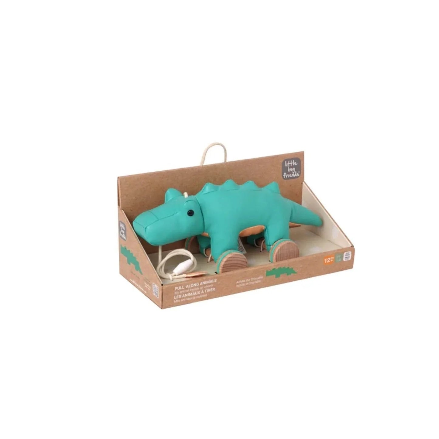 Little Big Friends Pull Along - Achille the Crocodile - mezetto ebebek ebebek