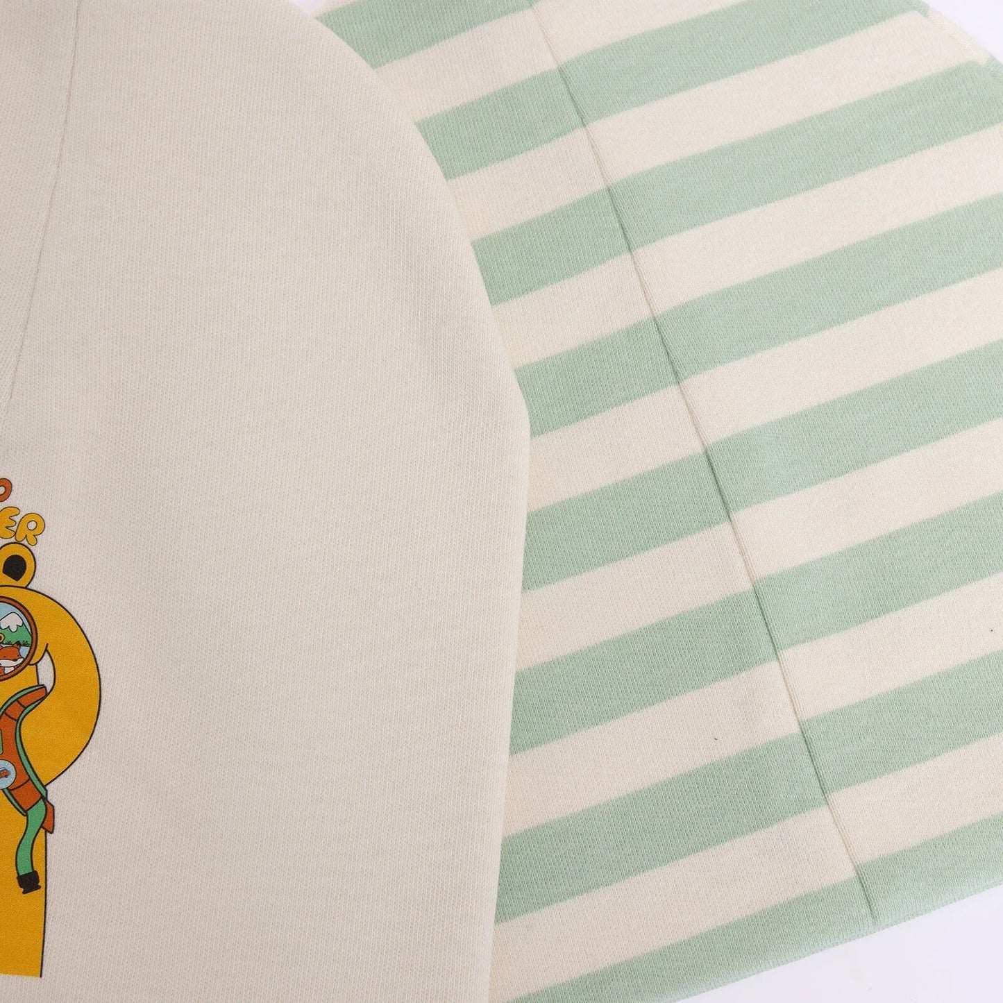 Little Plane Hello Camper Baby Boy 2 Pcs Beanies - Green - mezetto ebebek ebebek