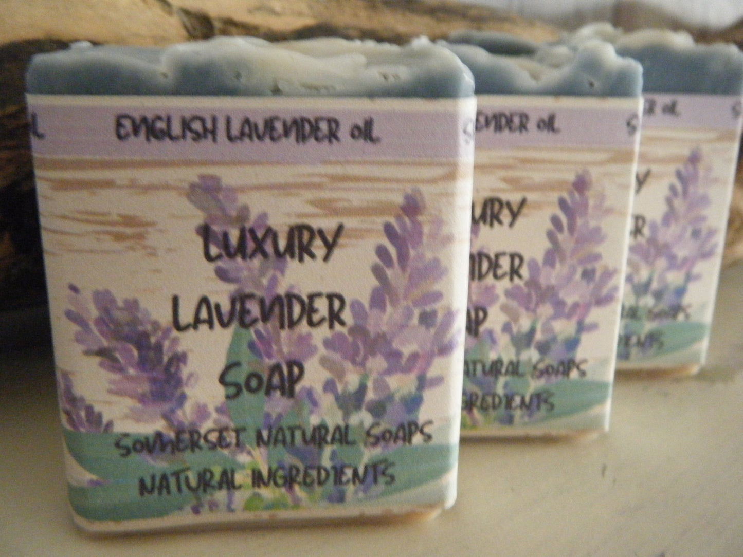 Luxury Lavender Vegan Soap - mezetto Shopify Collective Somerset Natural Soaps