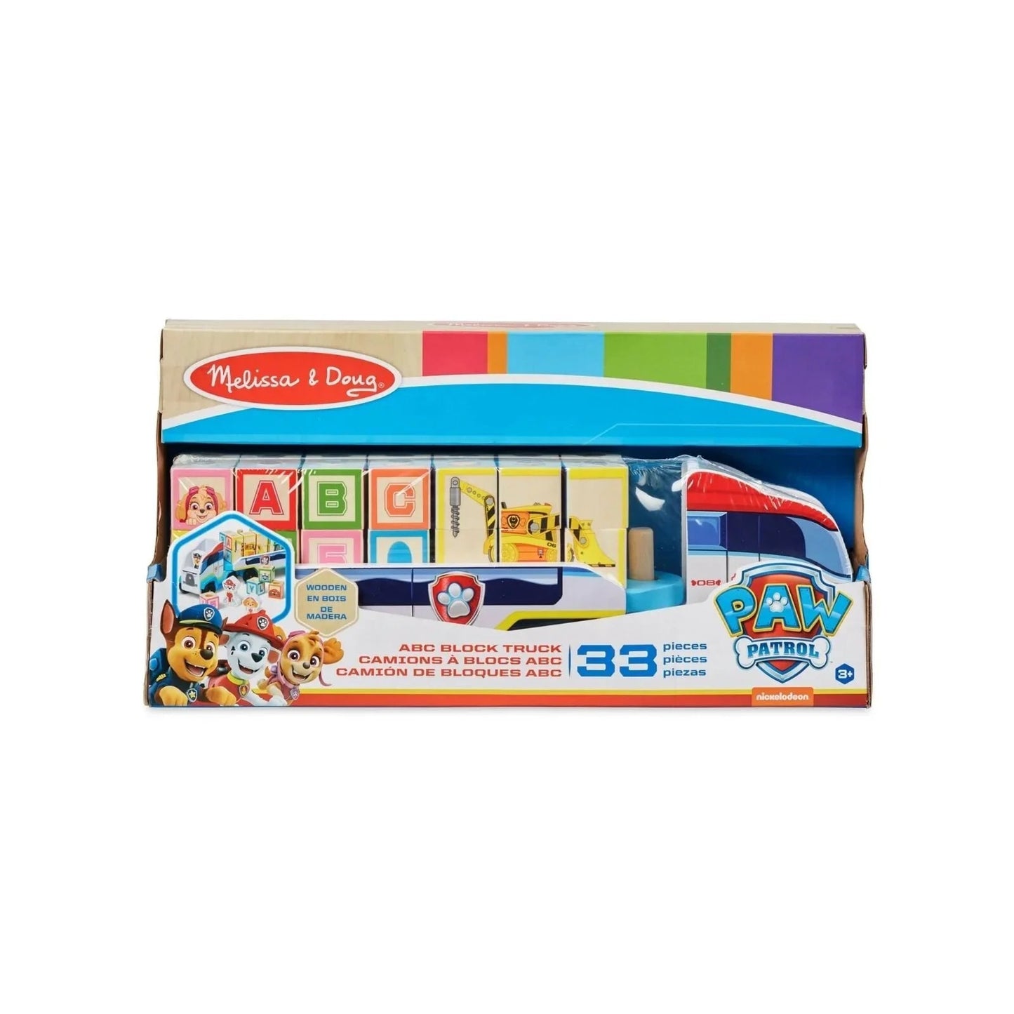Melissa & Doug Paw Patrol ABC Block Truck - mezetto ebebek ebebek