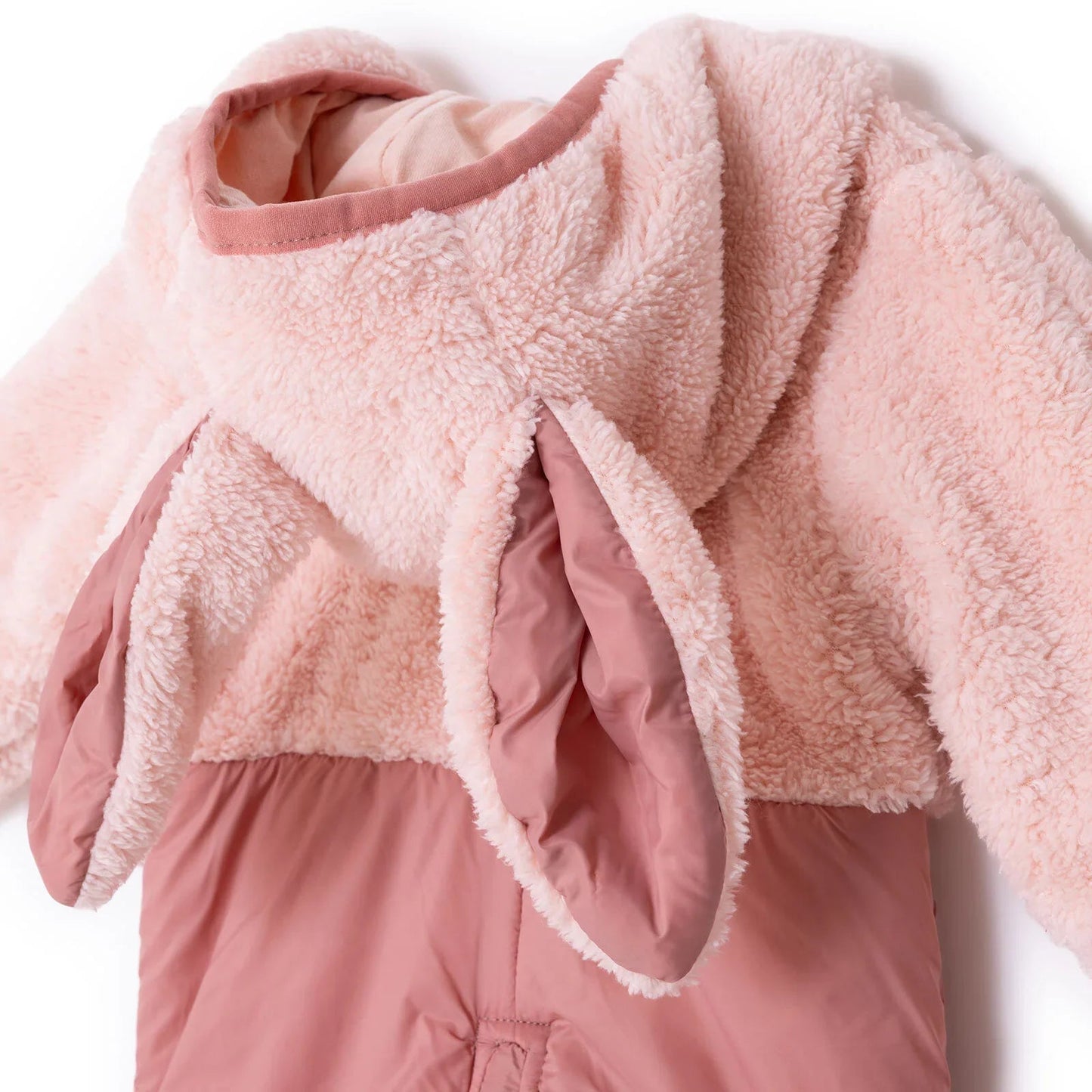 Midimod Newborn Welsoft Footed Jumpsuit - Pink - mezetto ebebek ebebek