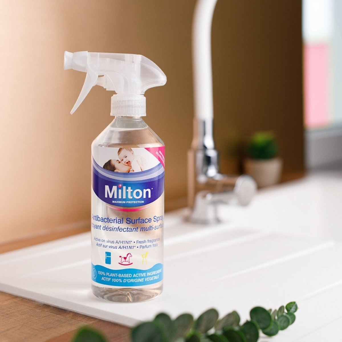 Milton Antibacterial Surface Spray 500ml - mezetto ebebek ebebek
