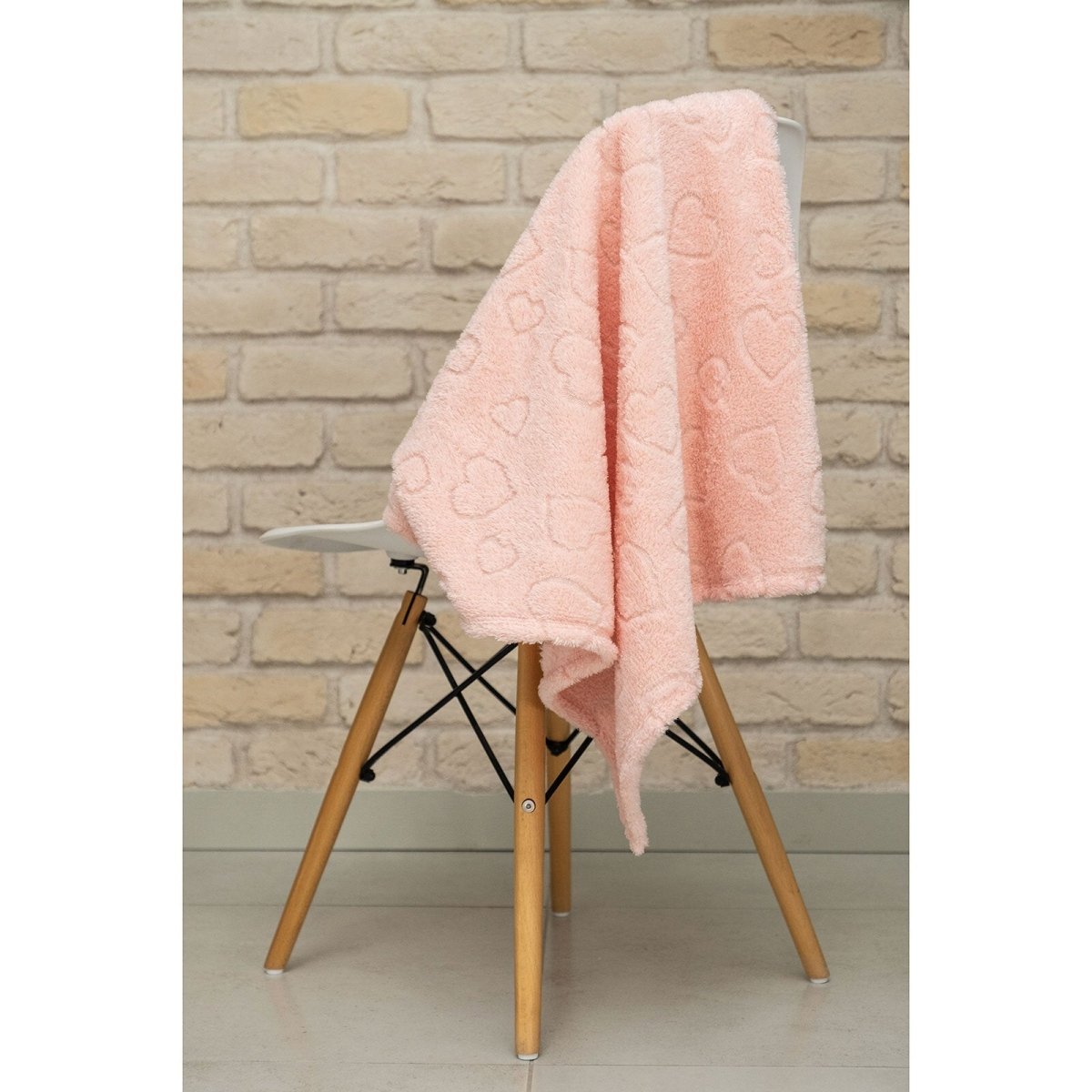 Mollia Baby Blanket 80x100cm - Salmon - mezetto ebebek ebebek