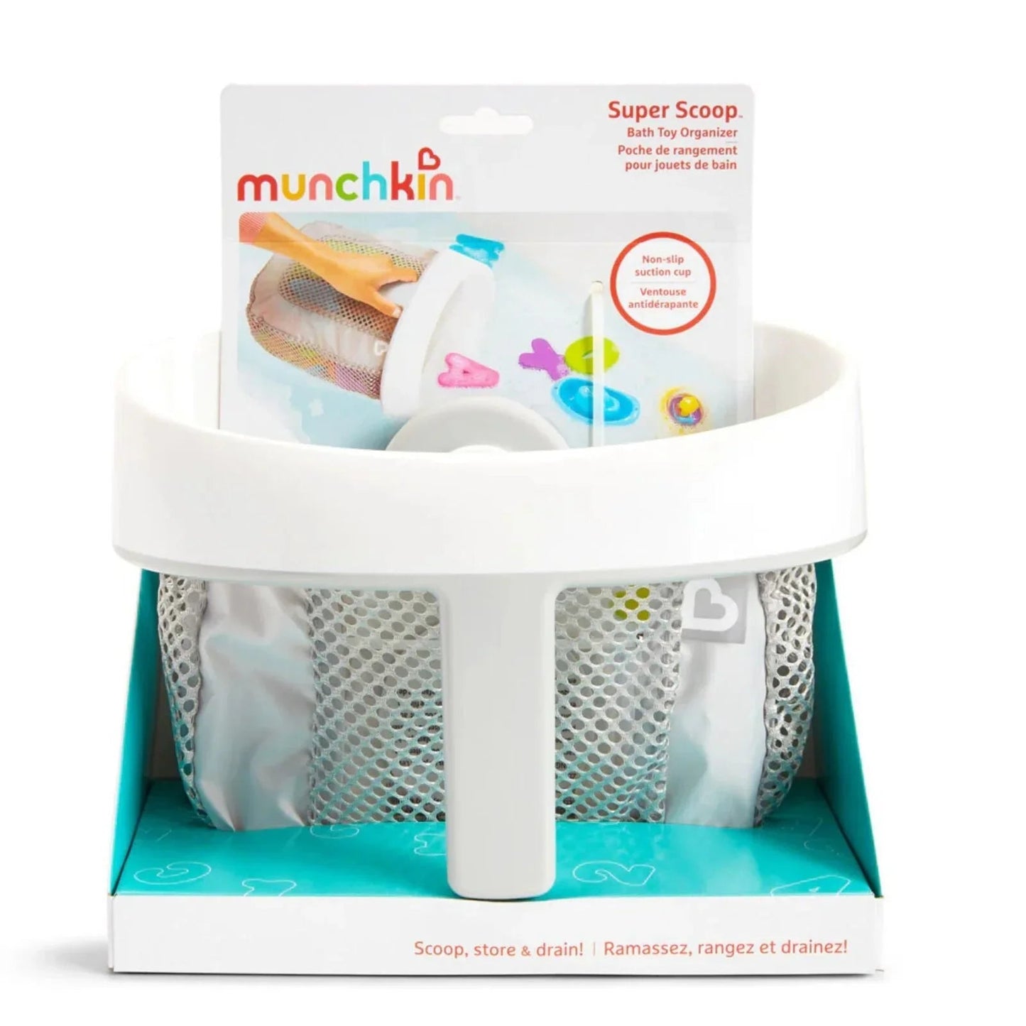 Munchkin Super Scoop Bath Toy Organiser - mezetto ebebek ebebek