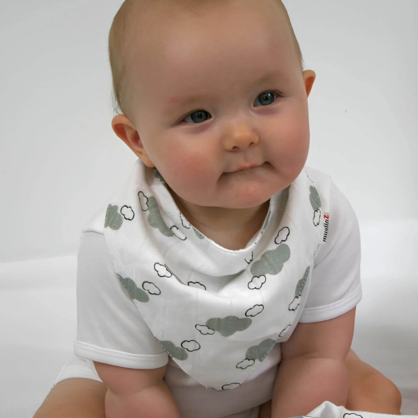 MuslinZ Bamboo/Organic Cotton Muslin Set - Grey Cloud - mezetto ebebek ebebek