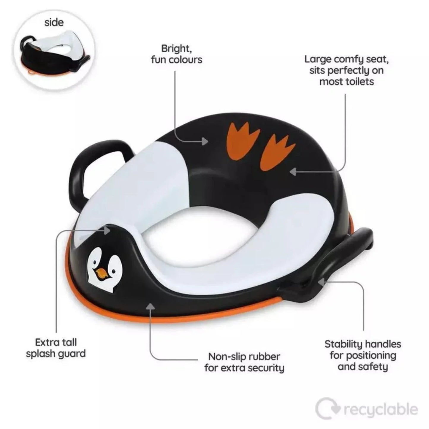 My Little Trainer Seat - Penguin - mezetto ebebek ebebek