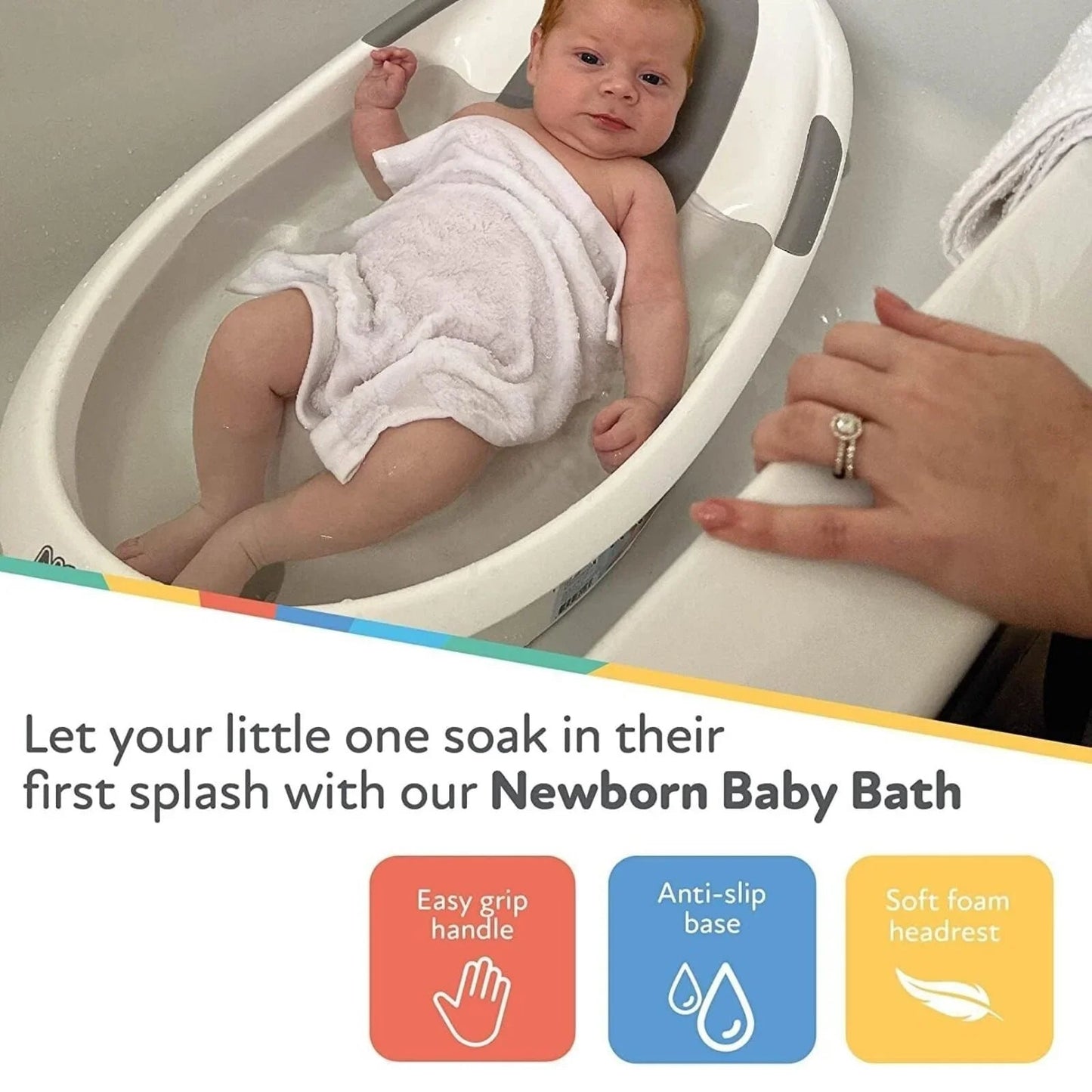 Nuby Newborn Baby Bath - mezetto ebebek ebebek