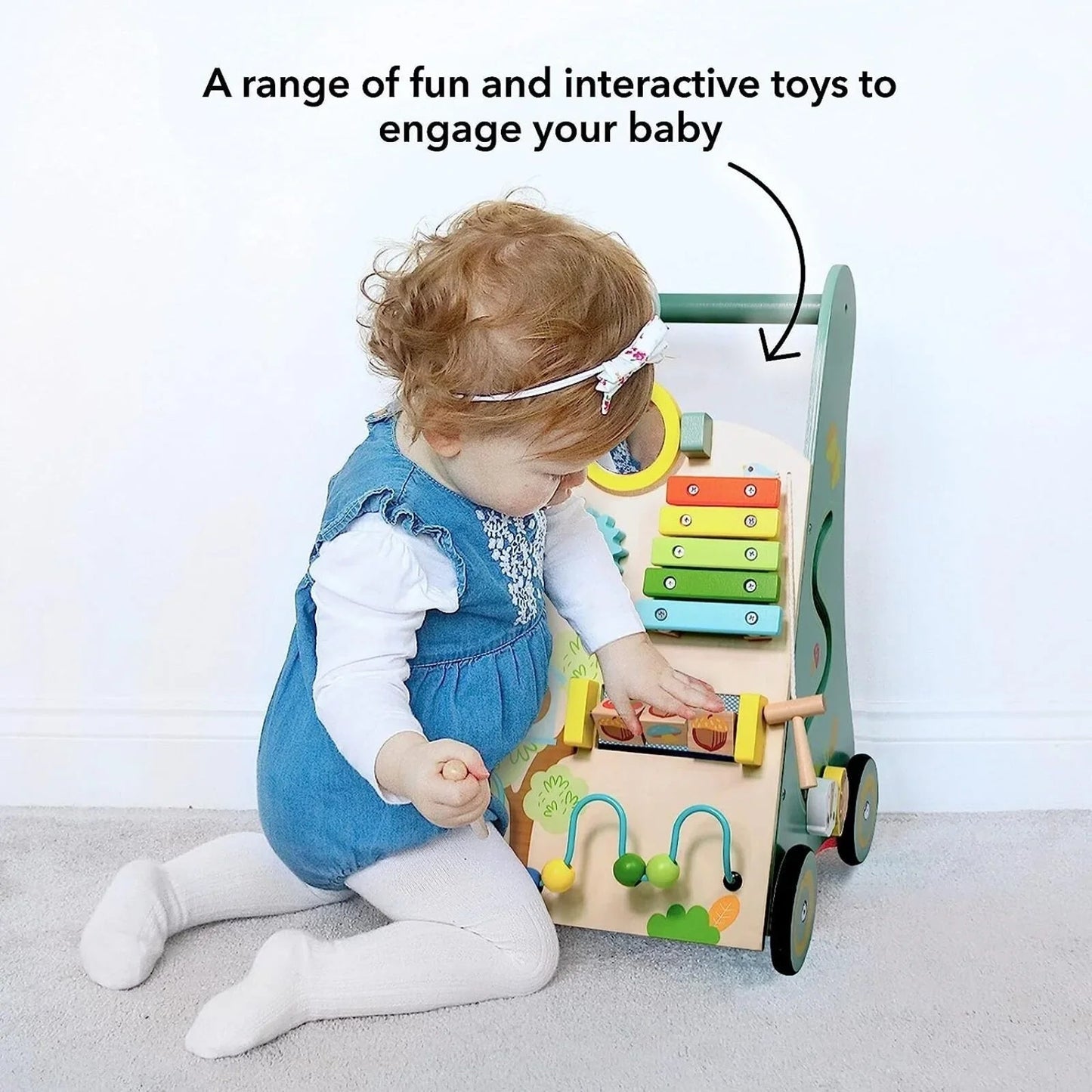 Nuby Wooden Walker - mezetto ebebek ebebek