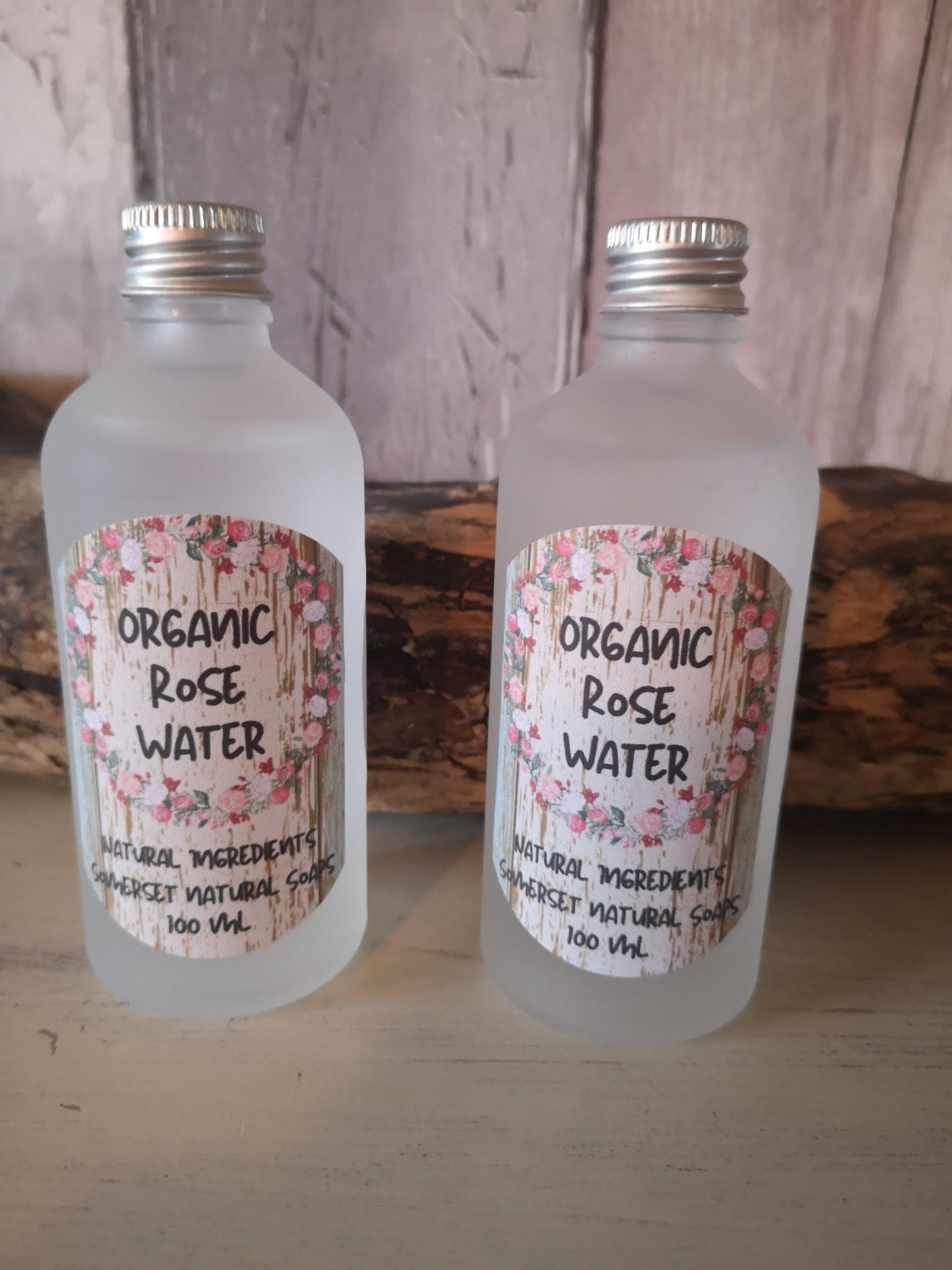 Organic Rose Otto Water - mezetto Shopify Collective Somerset Natural Soaps