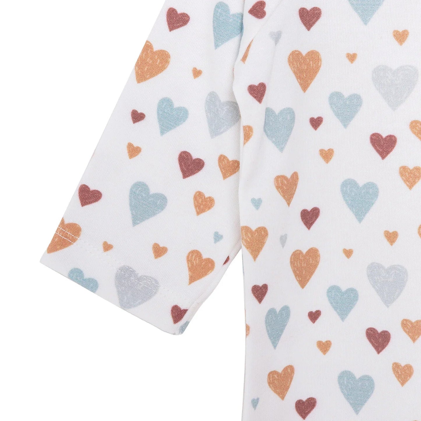Pambuliq Baby Girl Long Sleeve Pyjamas Set - Beige - mezetto ebebek ebebek