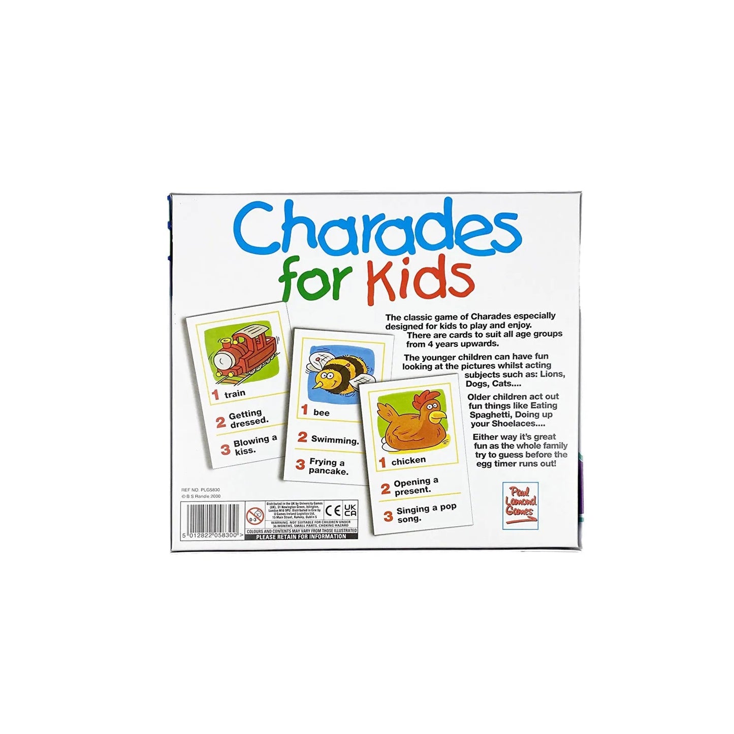 Paul Lamond Games Charades for Kids - mezetto ebebek ebebek